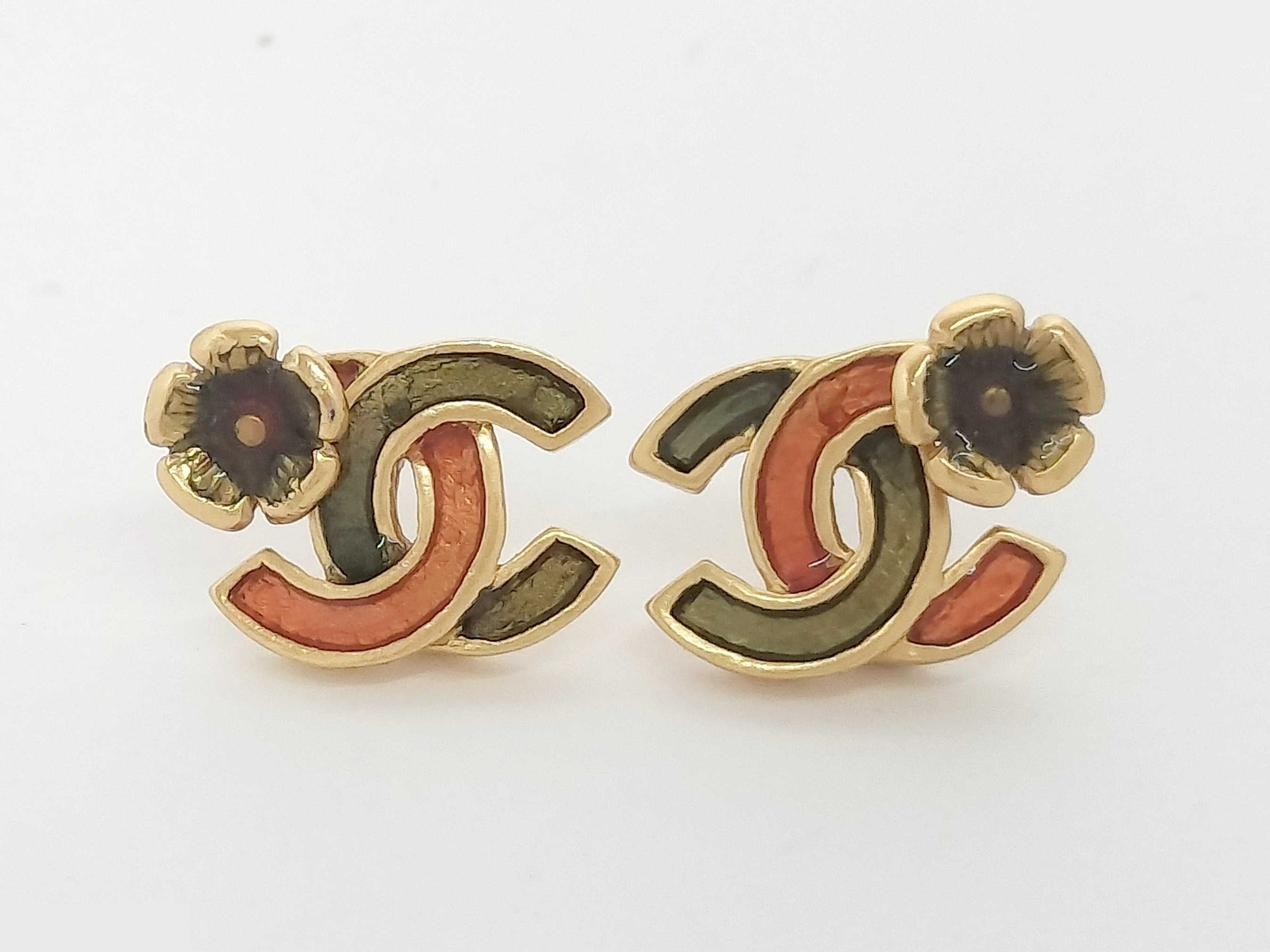 Coco Camellia Gold Earrings