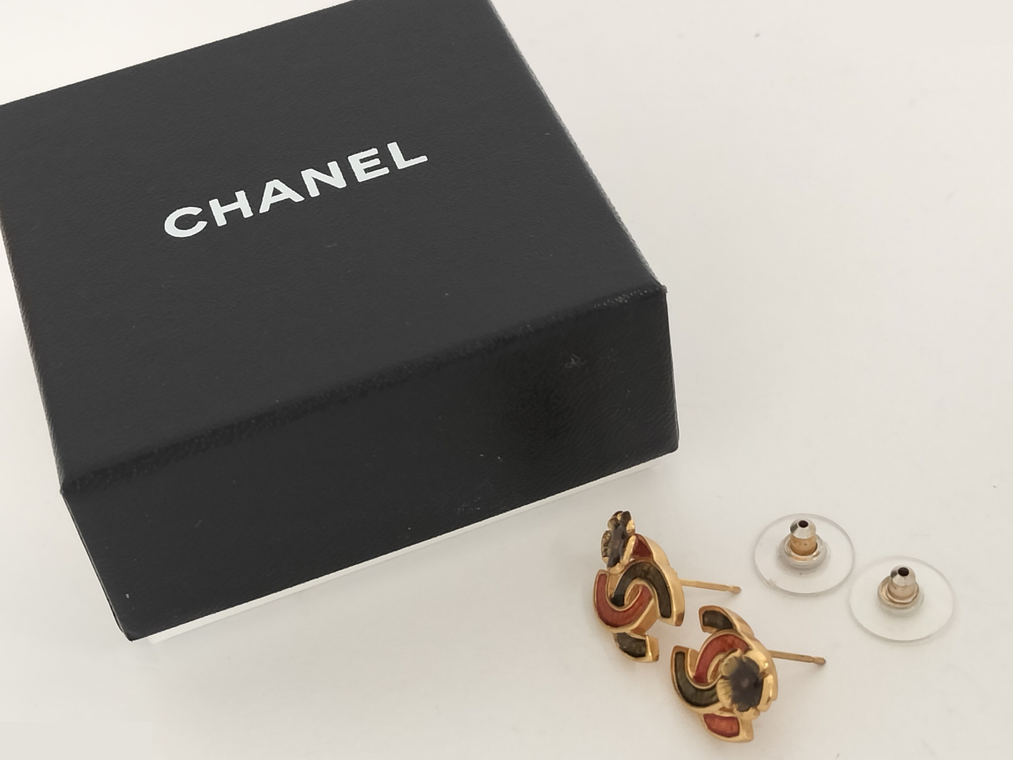 Coco Camellia Gold Earrings — view 2