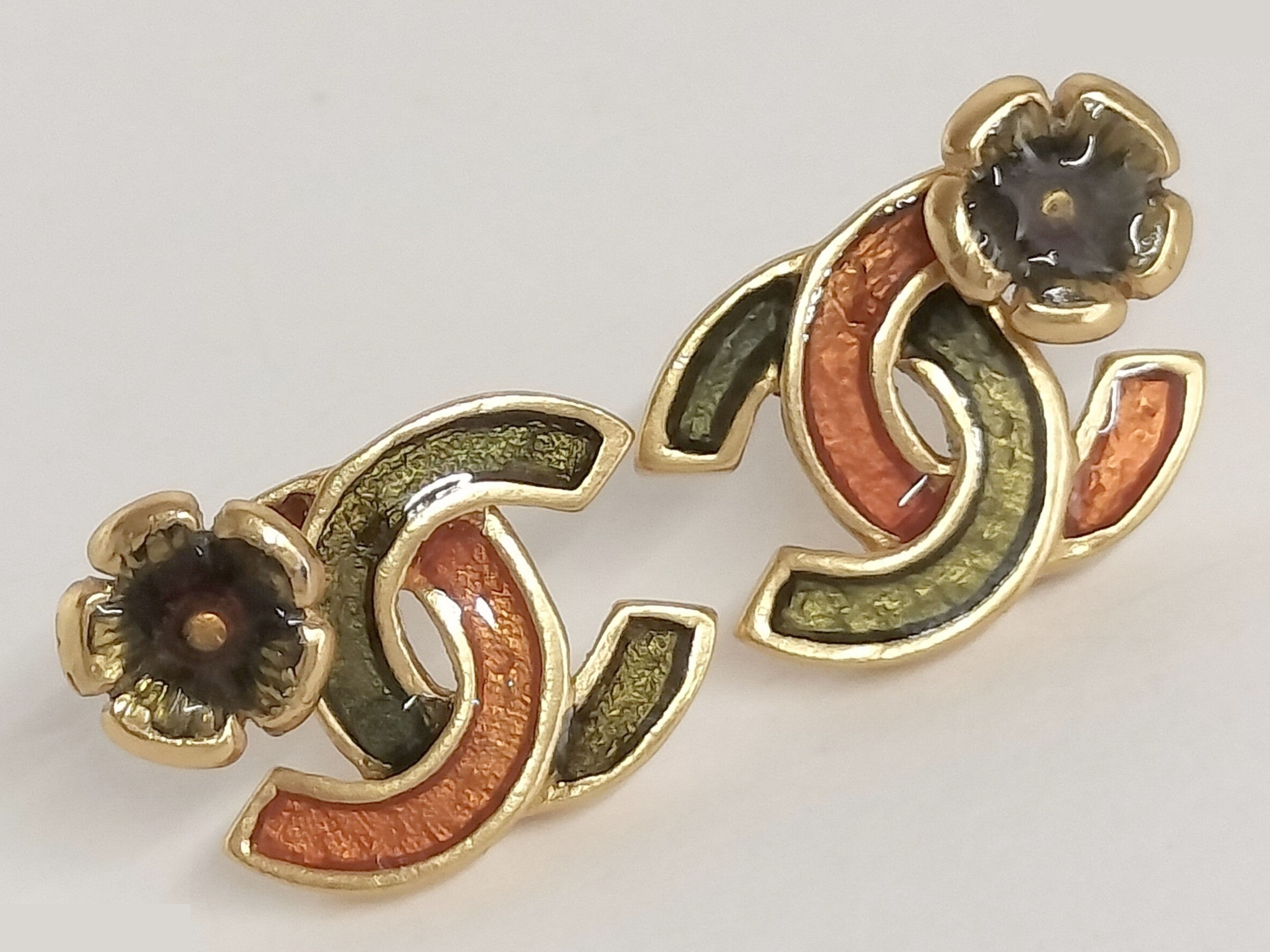Coco Camellia Gold Earrings — view 5