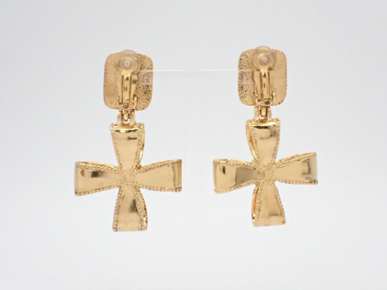 Coco Dangle Gold Earrings 97A — view 2