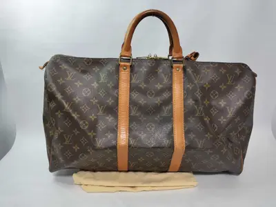 Monogram Keepall 50 M41426 893FC Brown Boston Bag