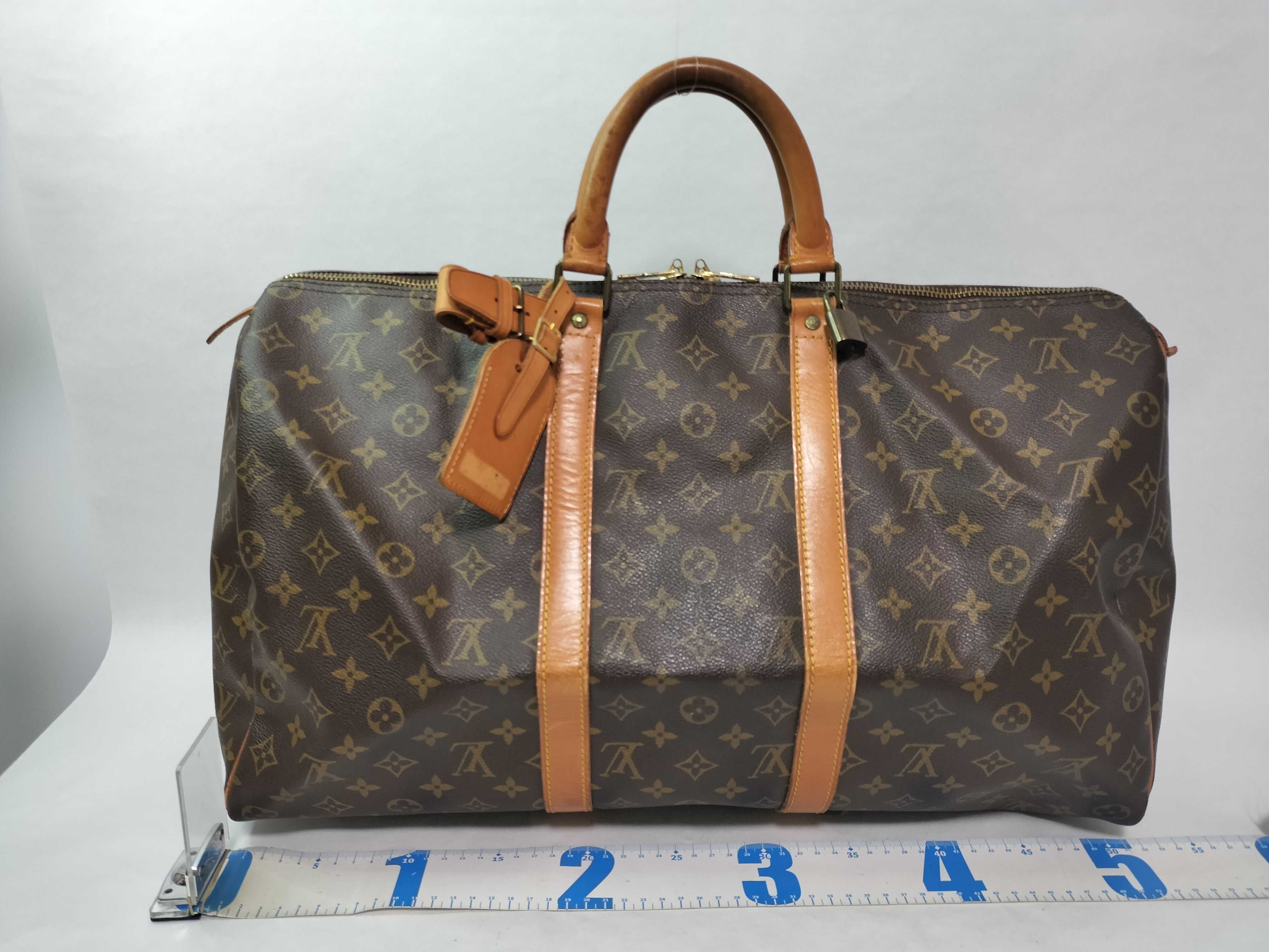 Monogram Keepall 50 M41426 893FC Brown Boston Bag — view 2