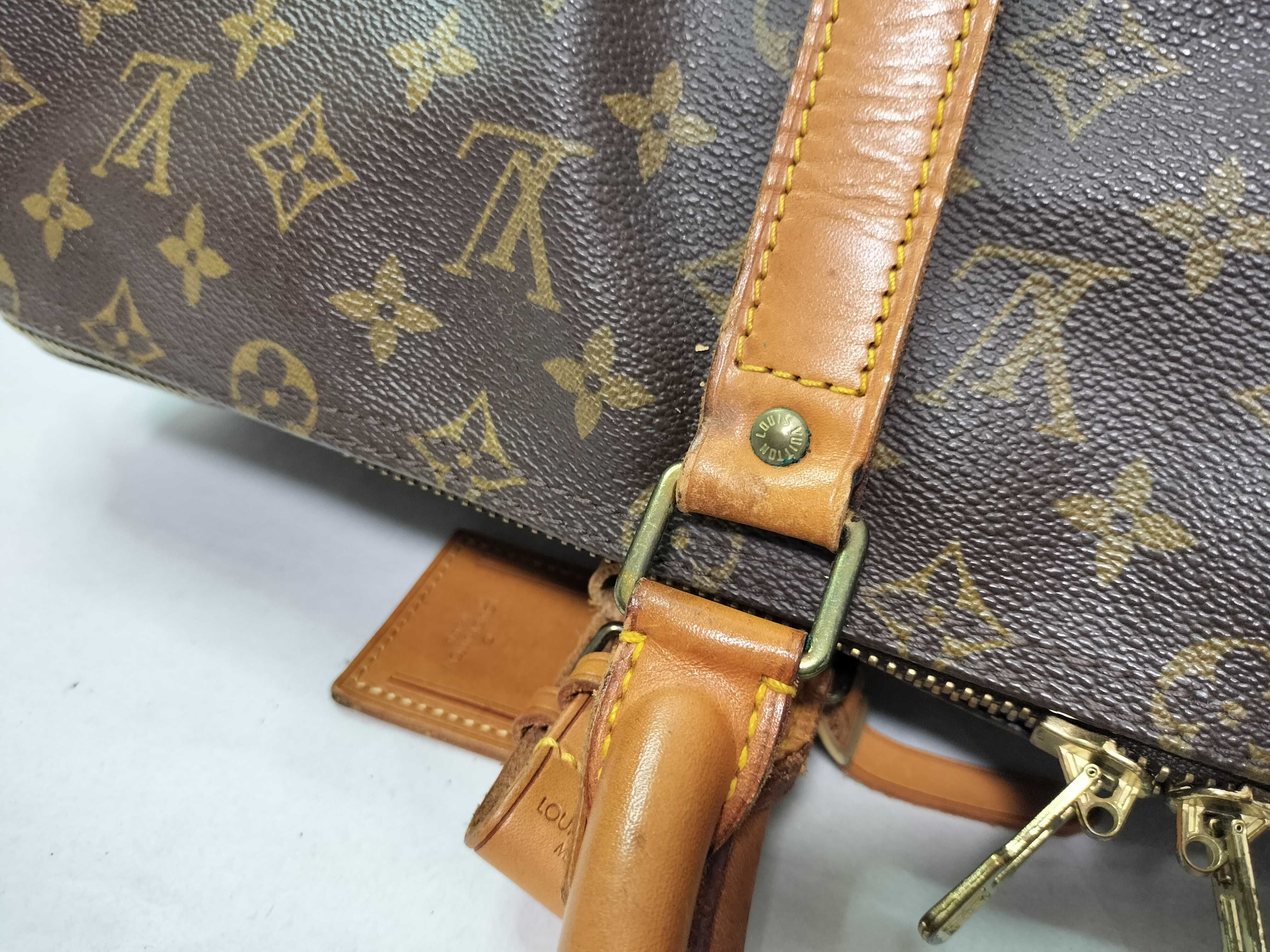 Monogram Keepall 50 M41426 893FC Brown Boston Bag — view 9