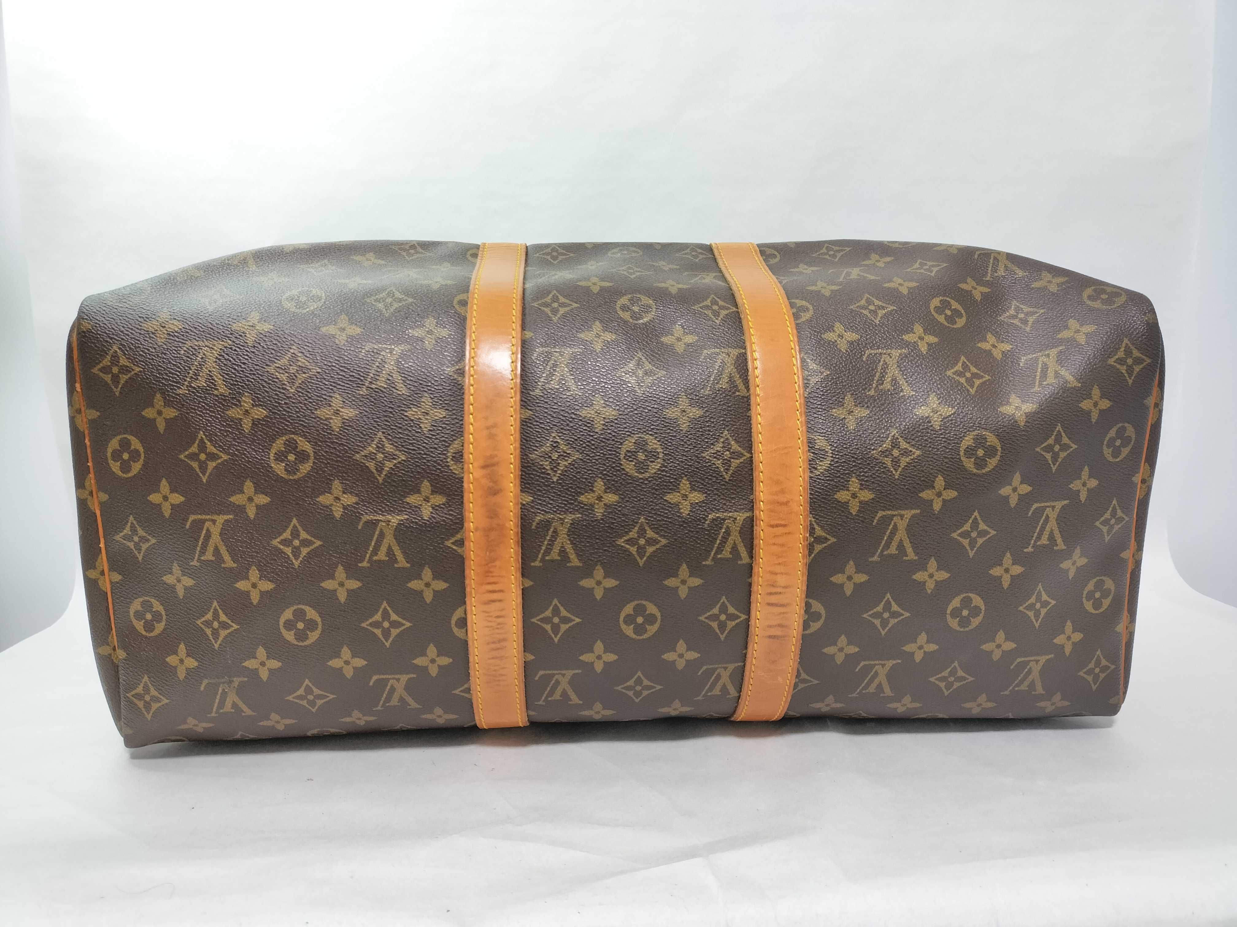 Monogram Keepall 50 M41426 893FC Brown Boston Bag — view 10