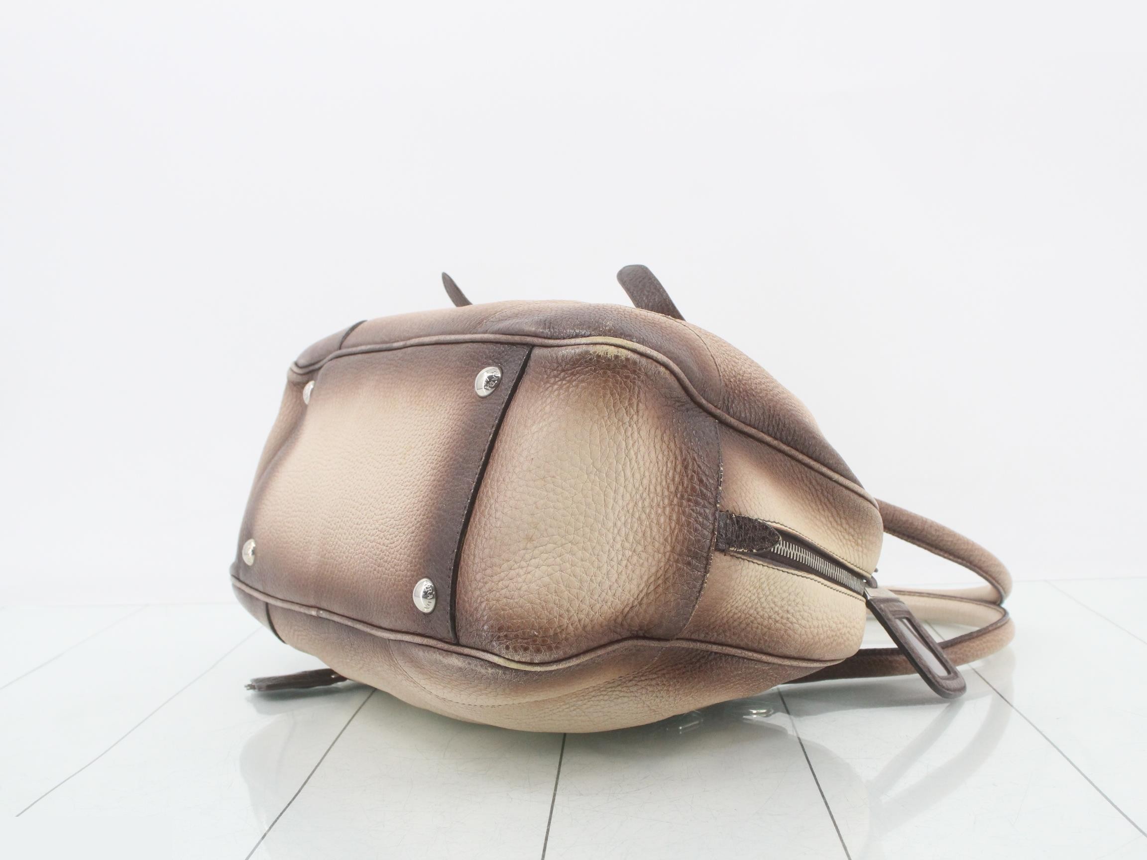 Vitello Mini Boston Bag - Marble — view 6