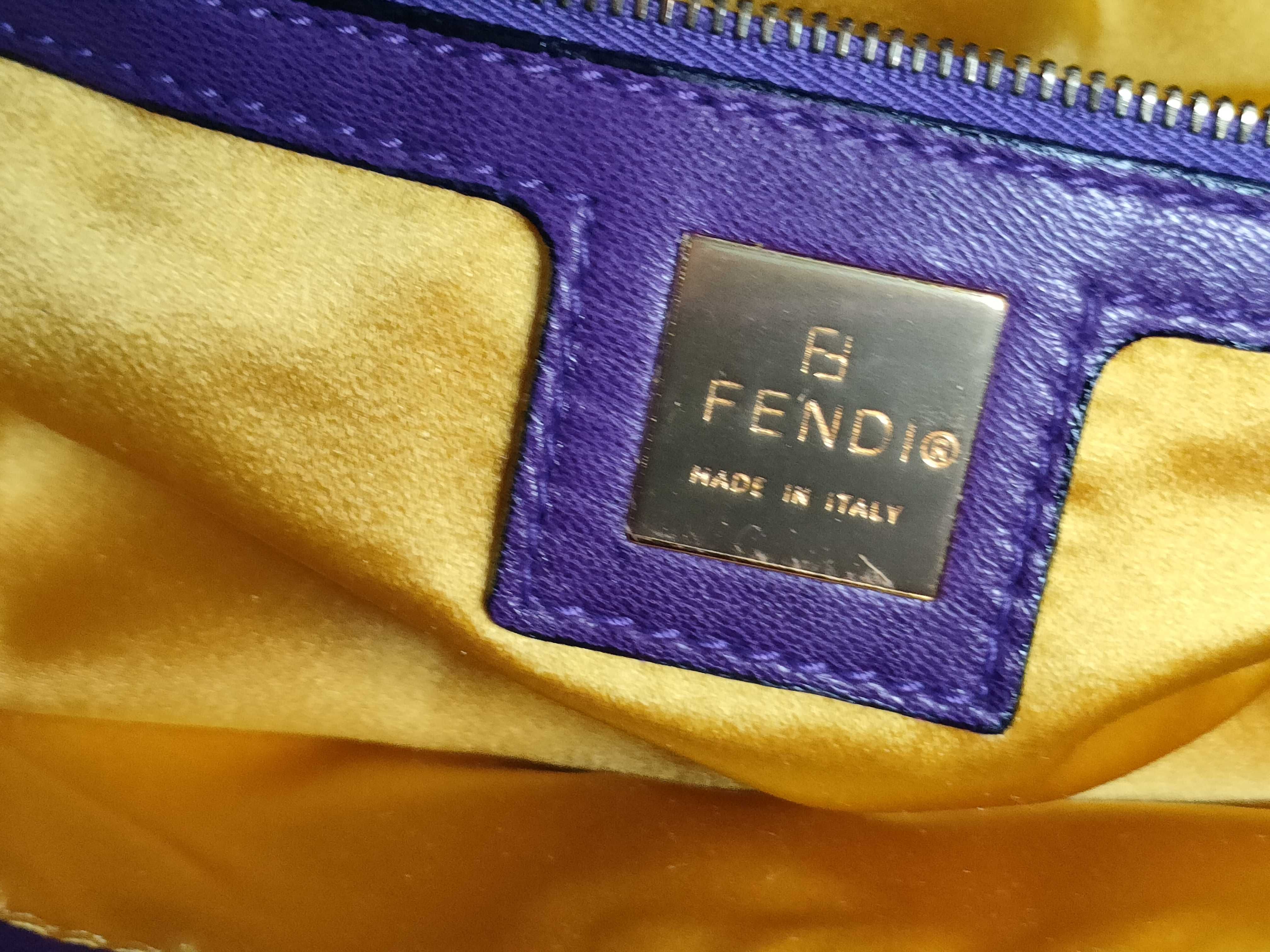 Mamma Fendi Suede Mamma Bucket Shoulder Bag 20725 Shoulder Bag — view 12