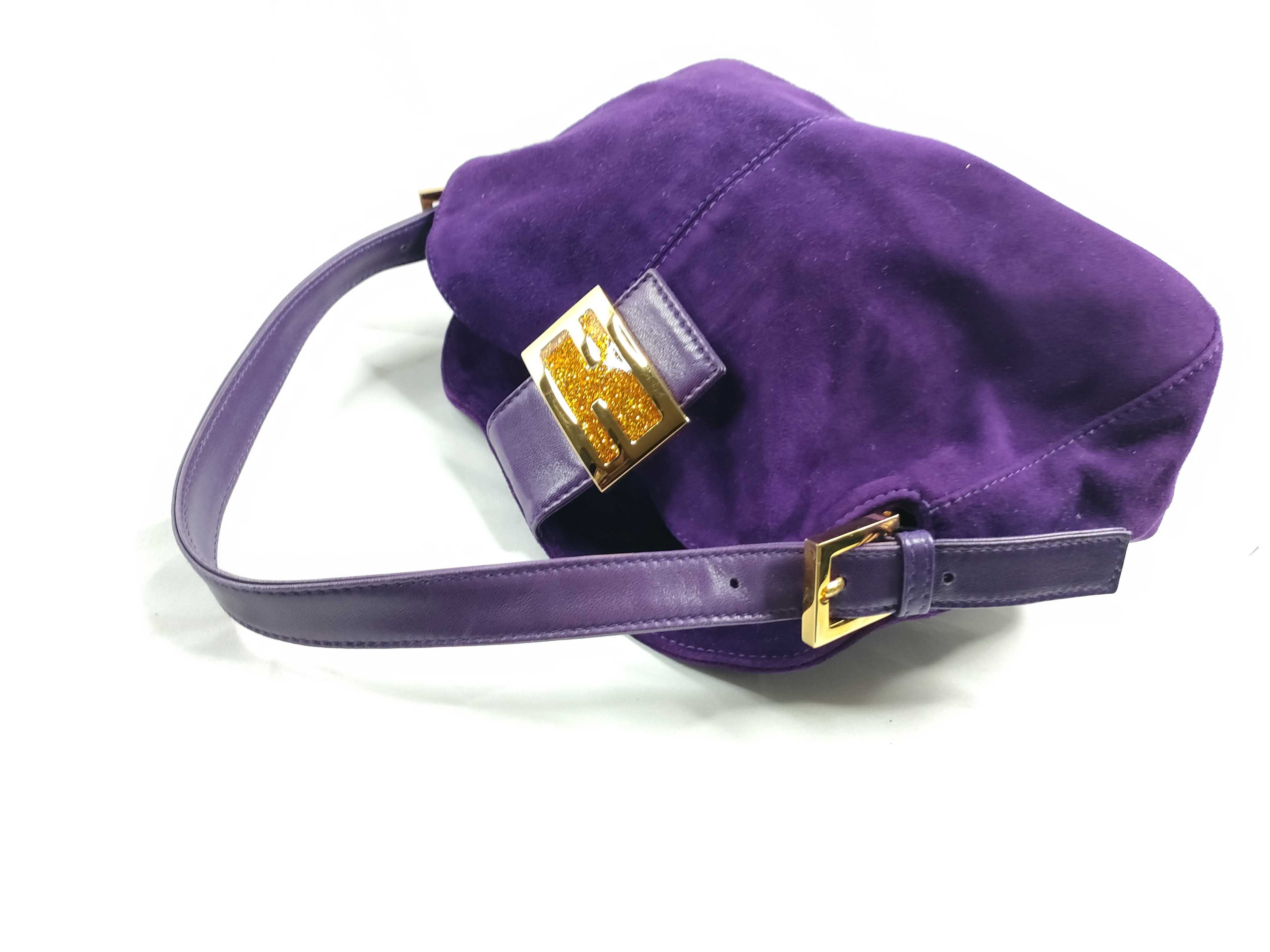 Mamma Fendi Suede Mamma Bucket Shoulder Bag 20725 Shoulder Bag — view 6