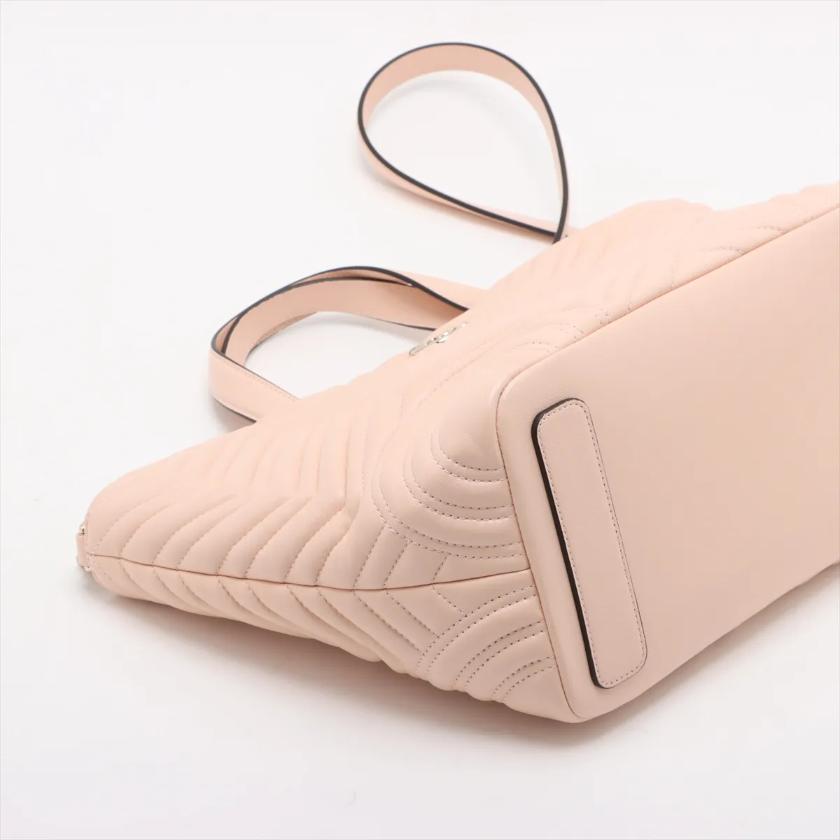 GG Marmont Leather 2WAY Handbag Beige 847387 — view 4