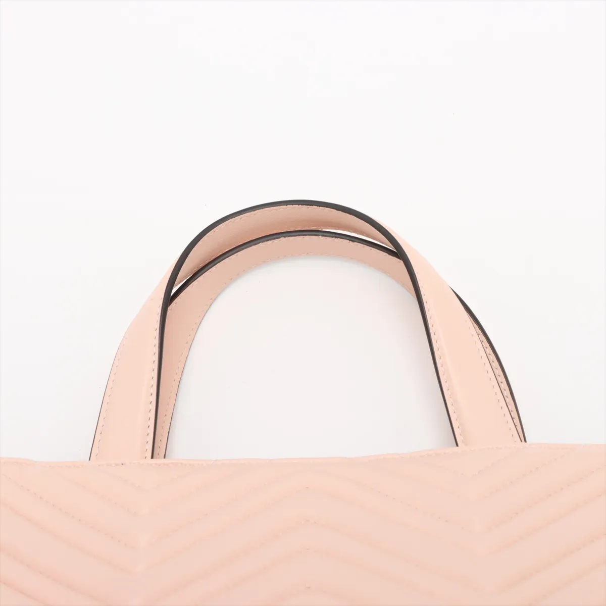 GG Marmont Leather 2WAY Handbag Beige 847387 — view 6