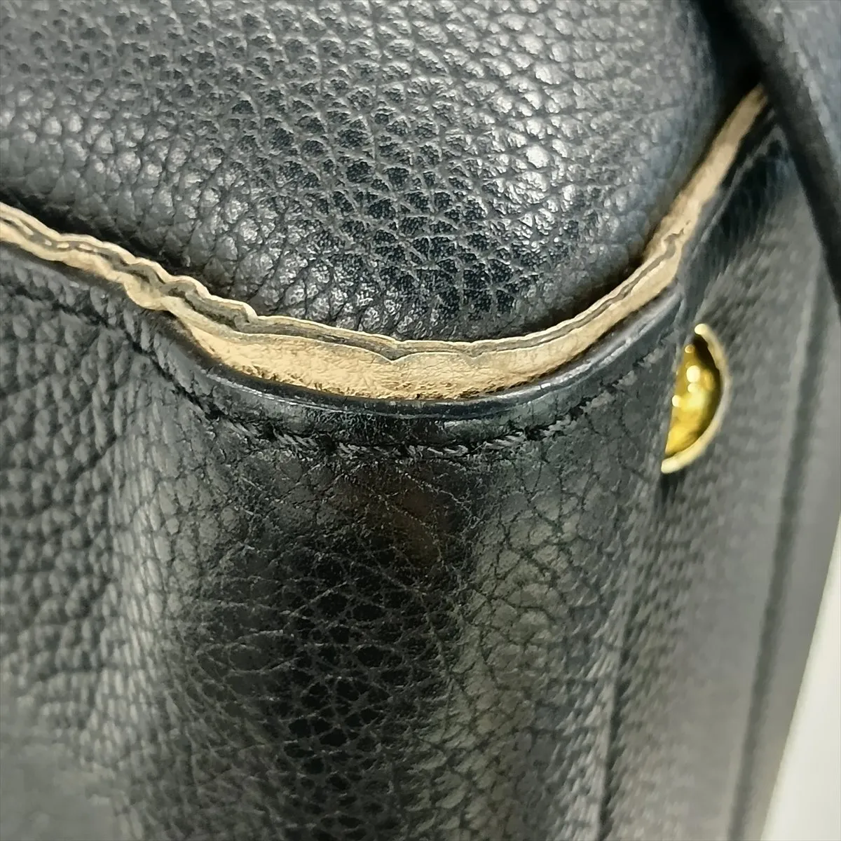 Monogram x Leather Double V M54439 TR3197 Brown x Black, No Zipper Pull, RFID Activated — view 13