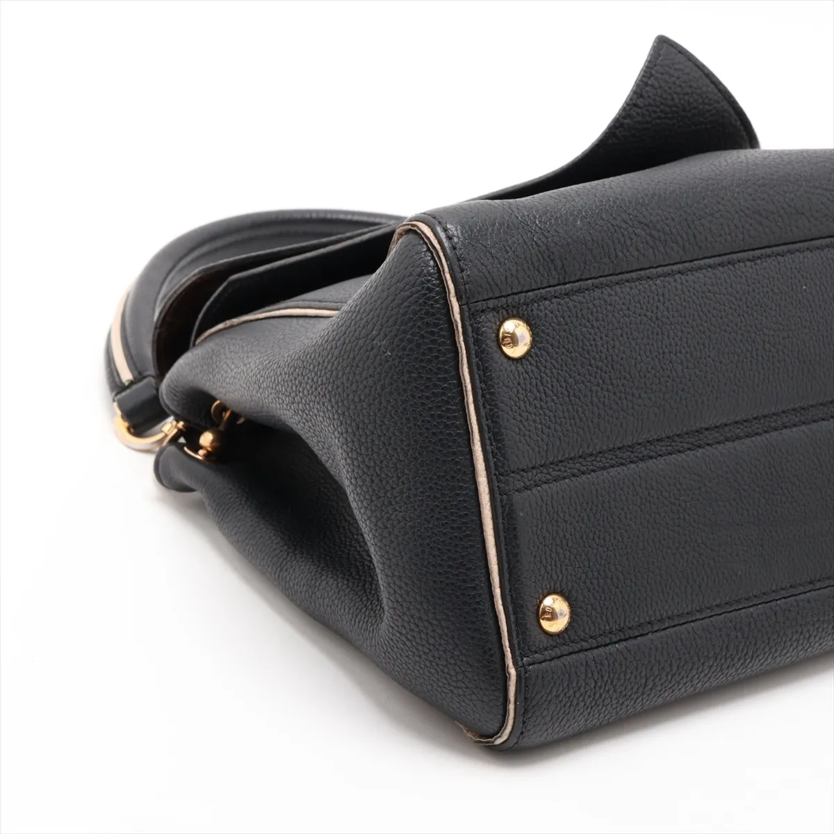 Monogram x Leather Double V M54439 TR3197 Brown x Black, No Zipper Pull, RFID Activated — view 4