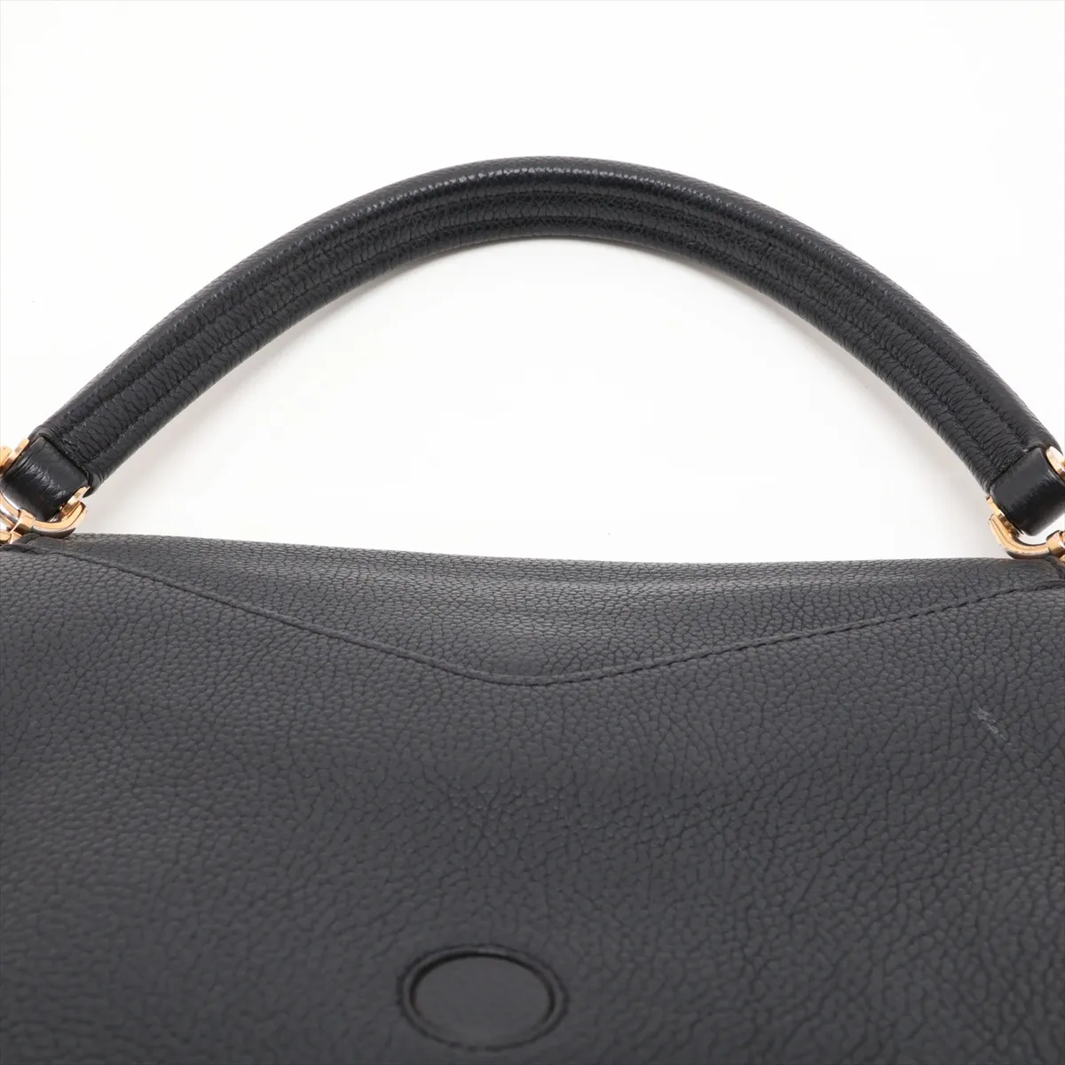 Monogram x Leather Double V M54439 TR3197 Brown x Black, No Zipper Pull, RFID Activated — view 6