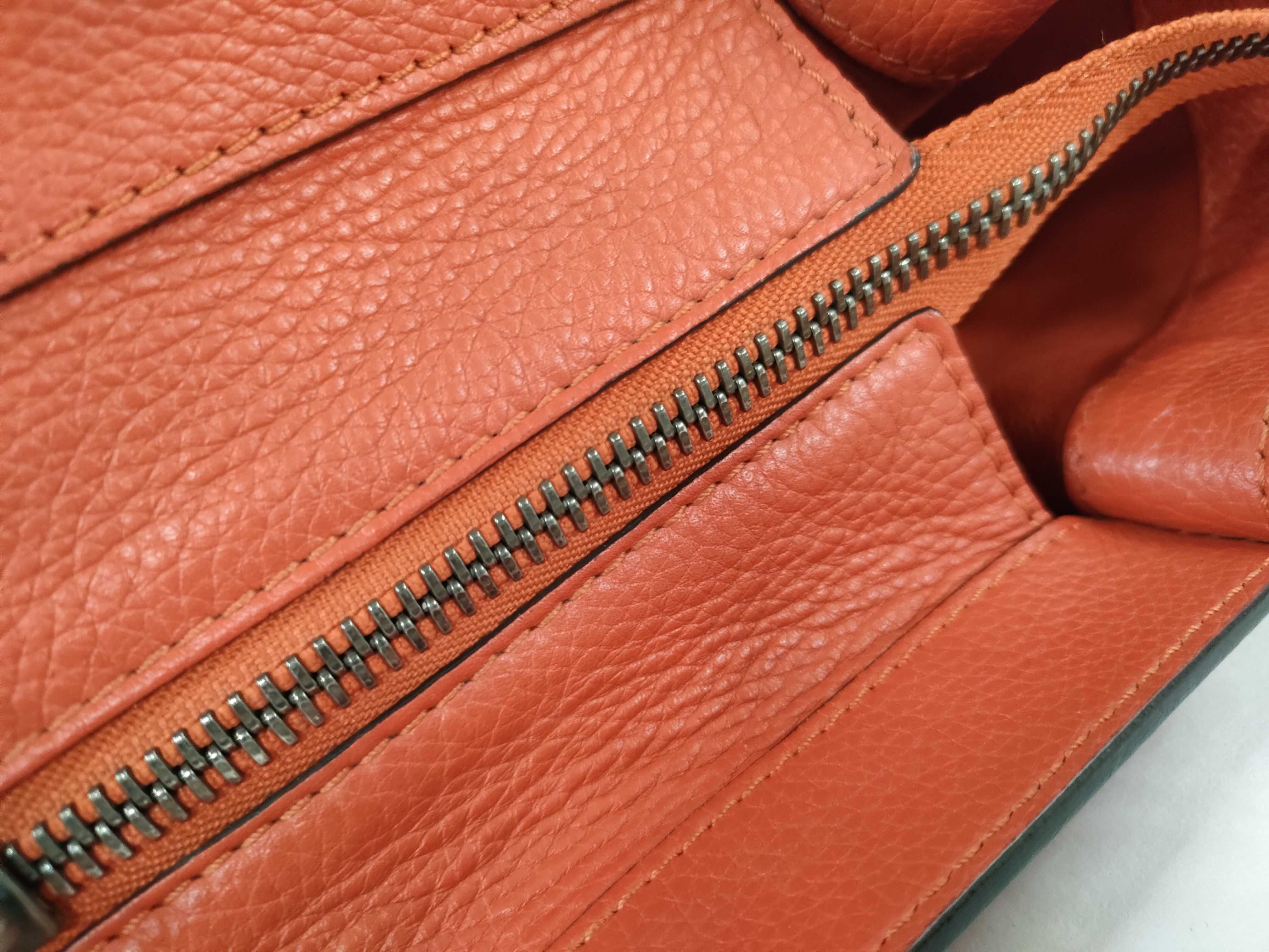 Luggage Micro Shopper Handbag Orange Handbag — view 8