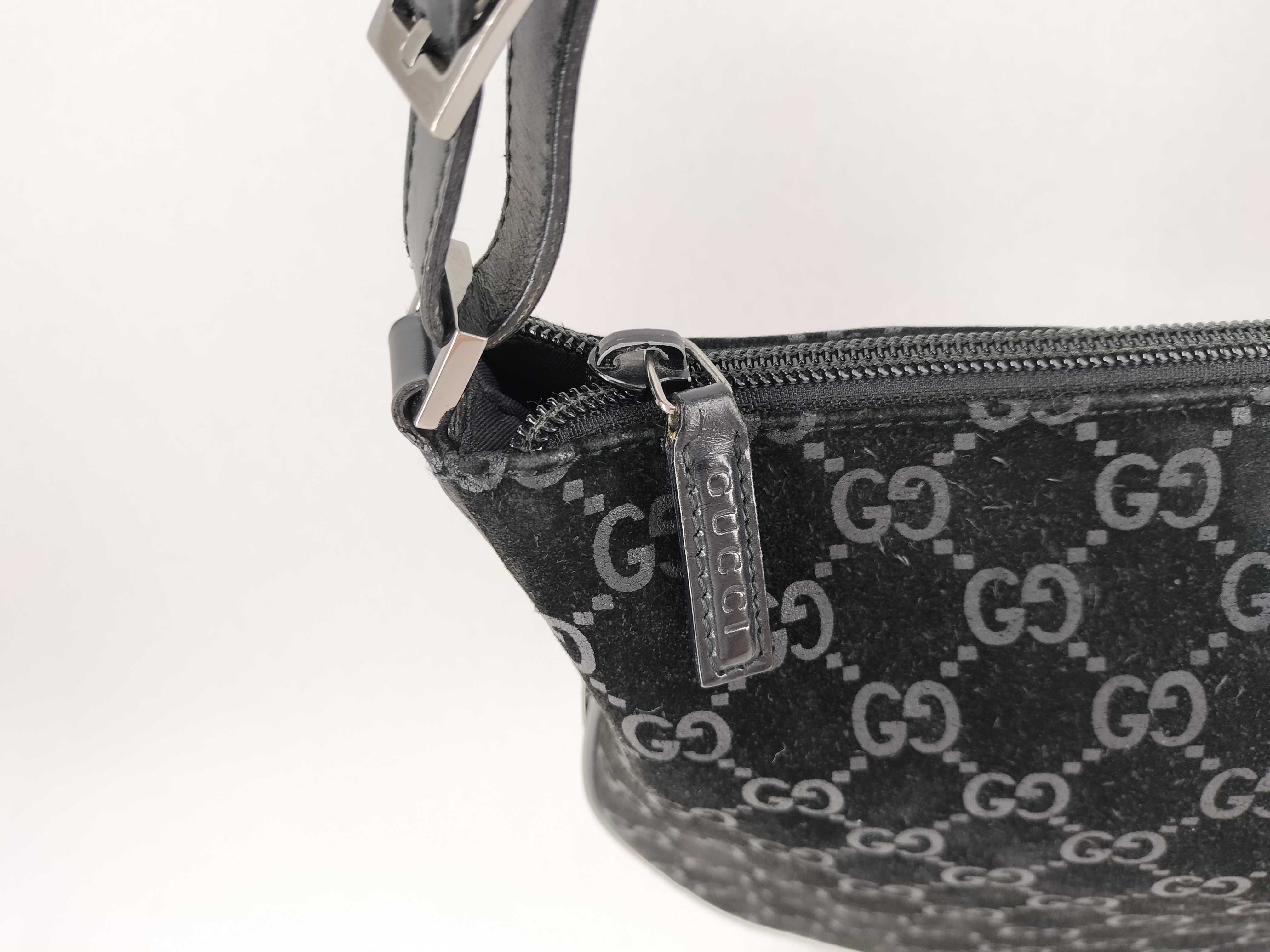 One-Shoulder Bag with GG Pattern — view 11