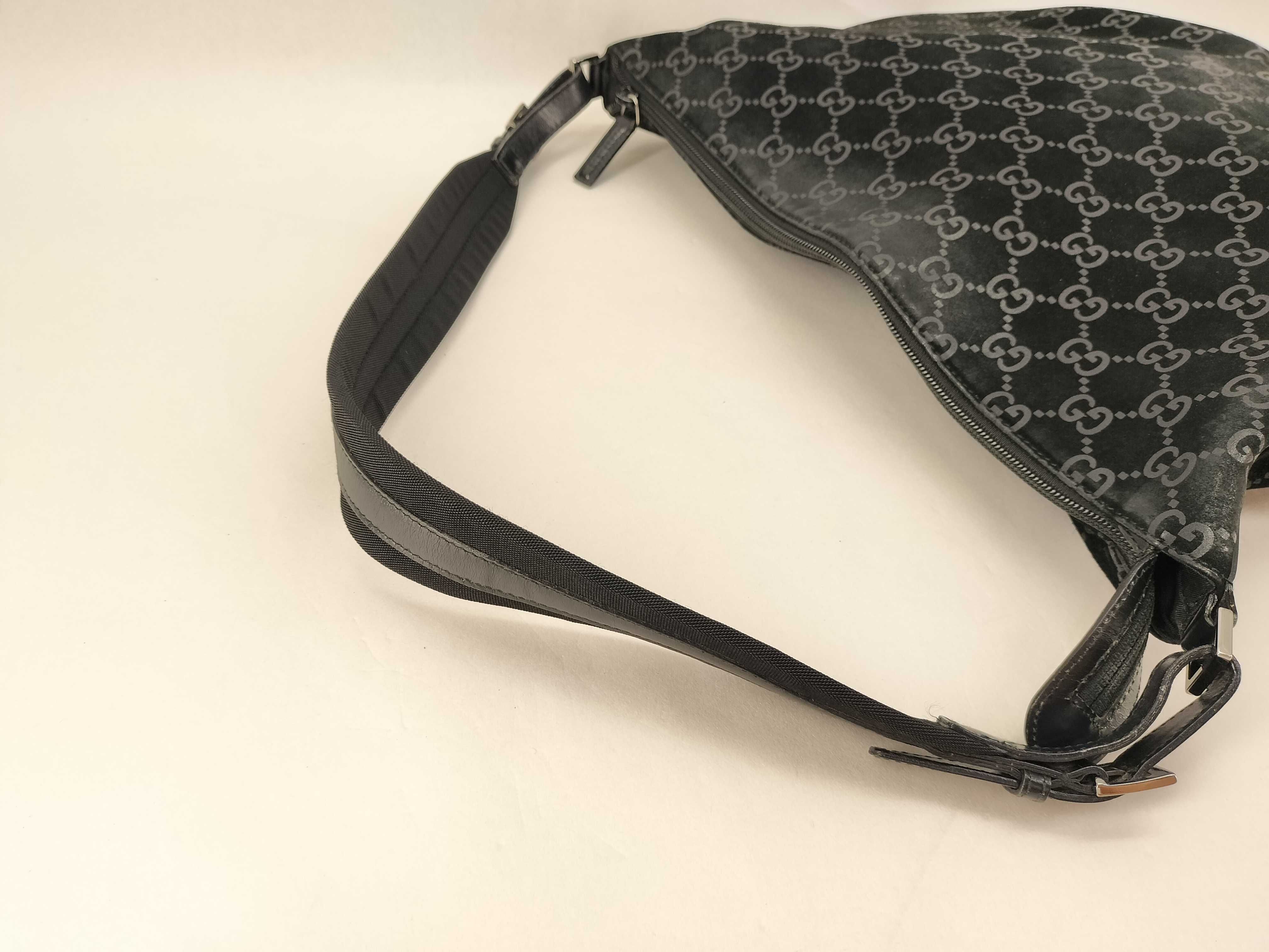 One-Shoulder Bag with GG Pattern — view 3