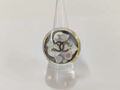 Coco Mark Clear Ring
