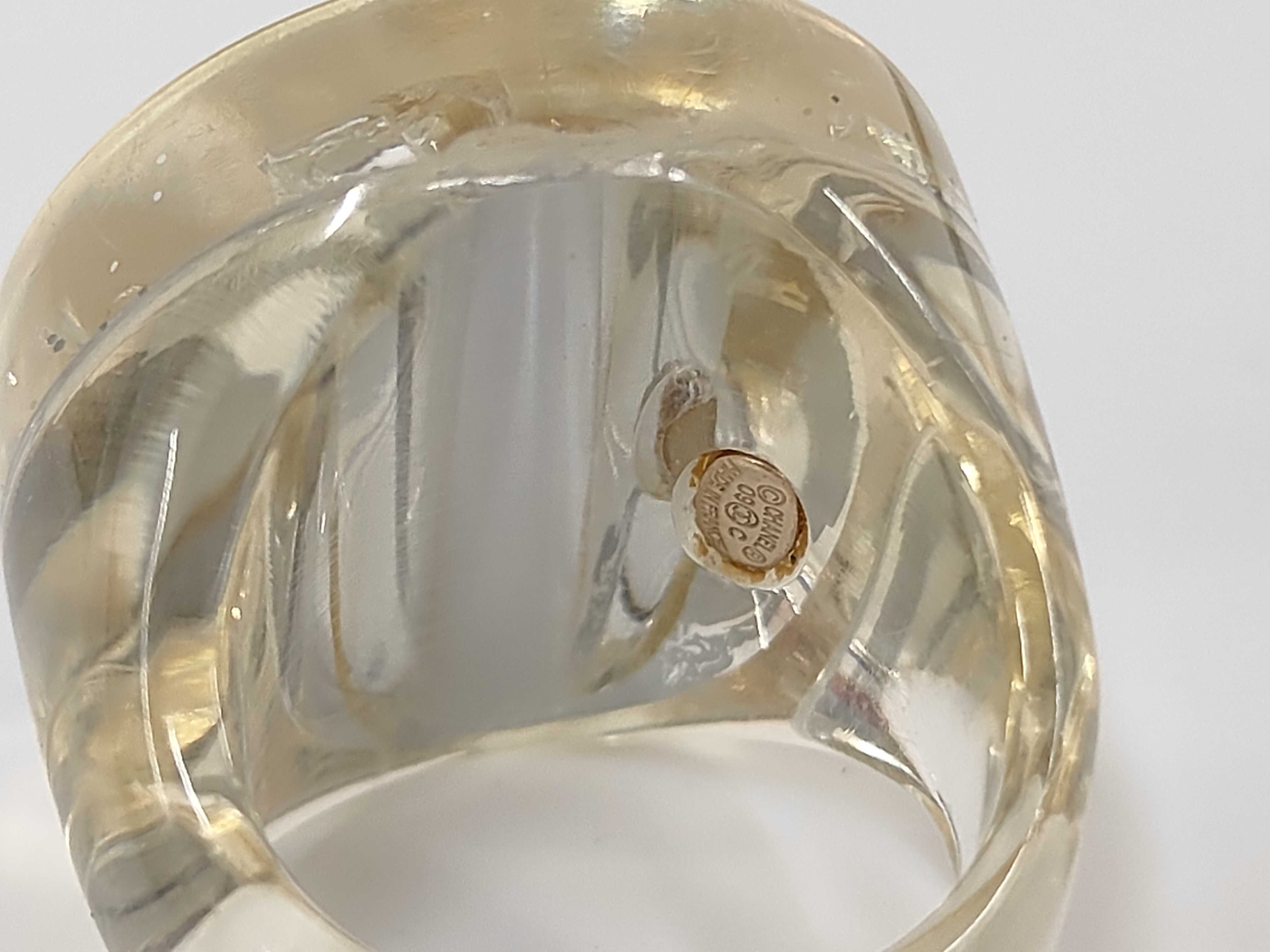 Coco Mark Clear Ring — view 4