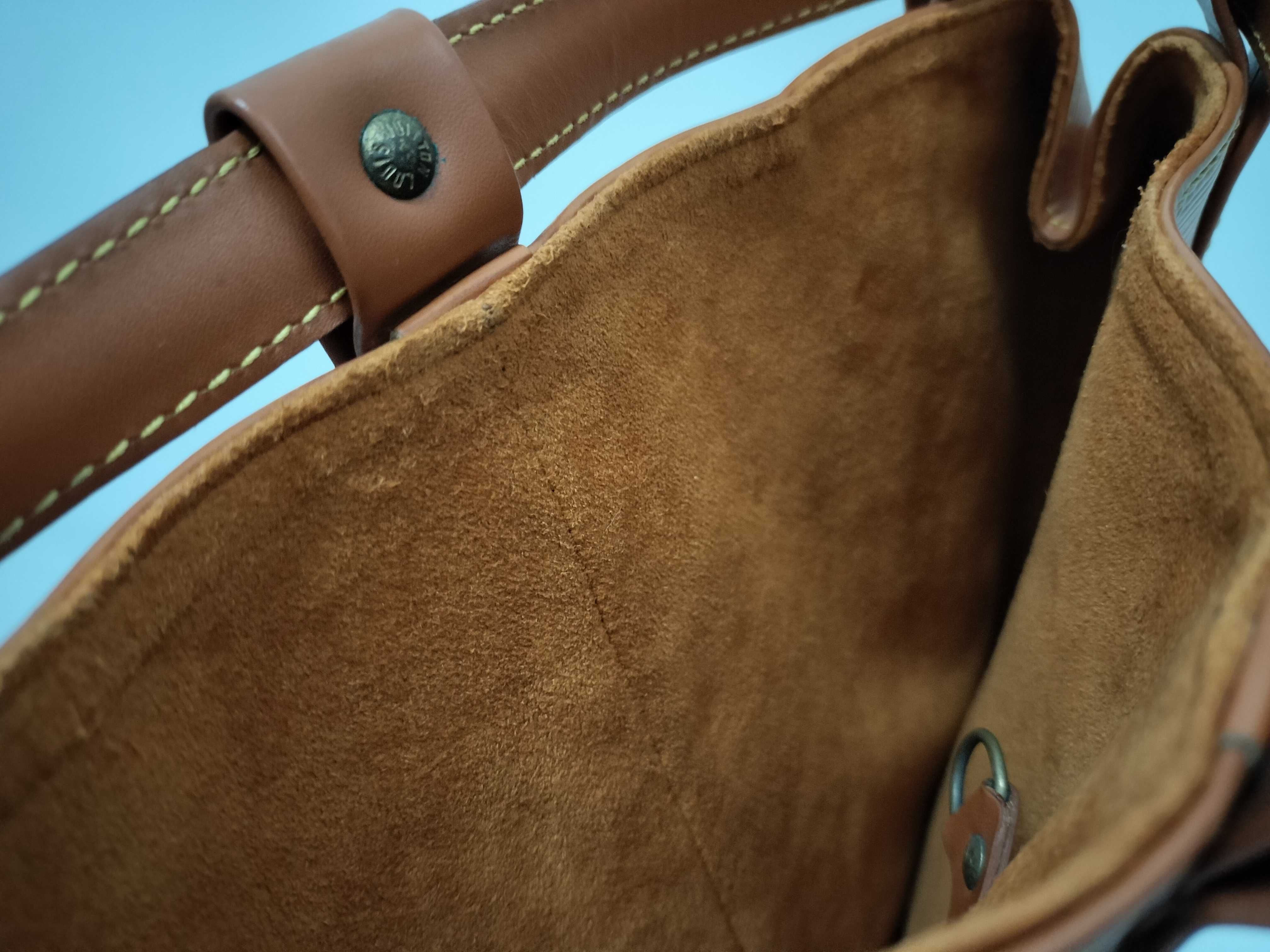 Epi Leather Shoulder Bag, Randonee PM, Brown, M43088 — view 13