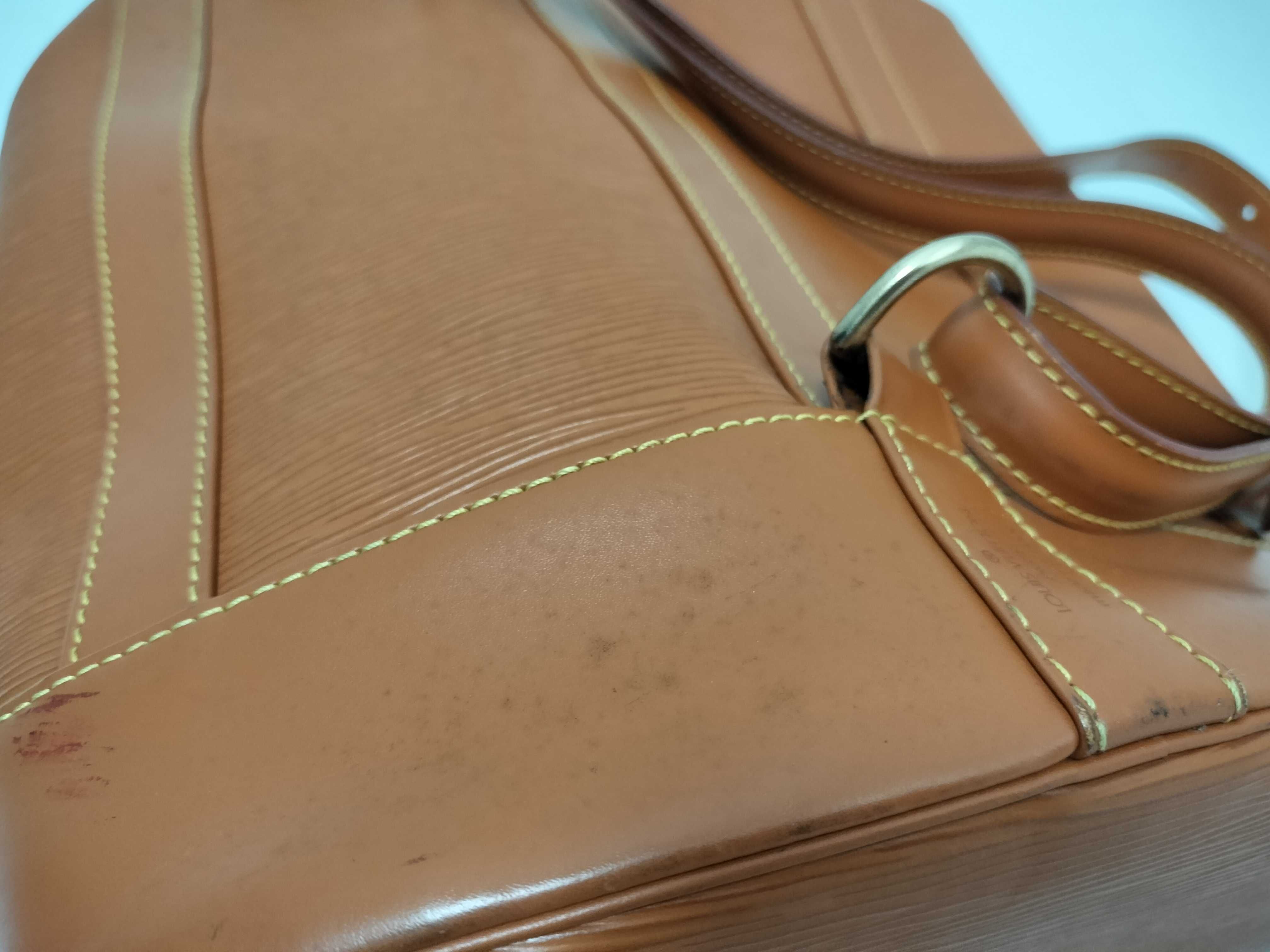 Epi Leather Shoulder Bag, Randonee PM, Brown, M43088 — view 15