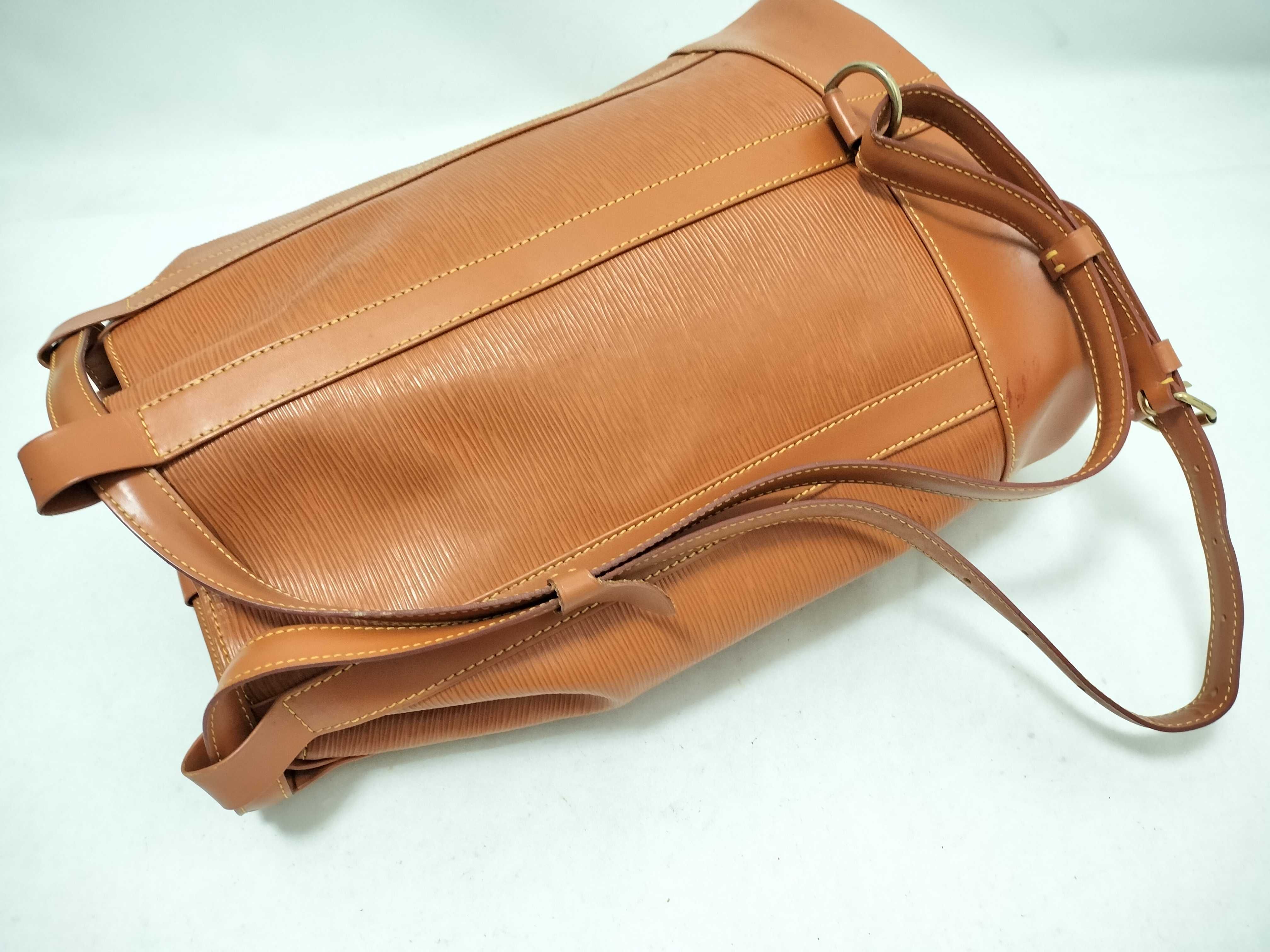 Epi Leather Shoulder Bag, Randonee PM, Brown, M43088 — view 3