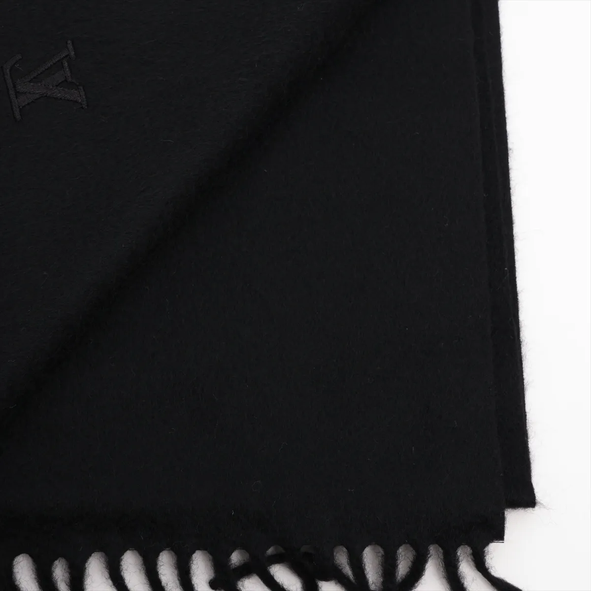 M75362 Echarpe Jeram CM1221 Scarf, Cashmere, Black, — view 2