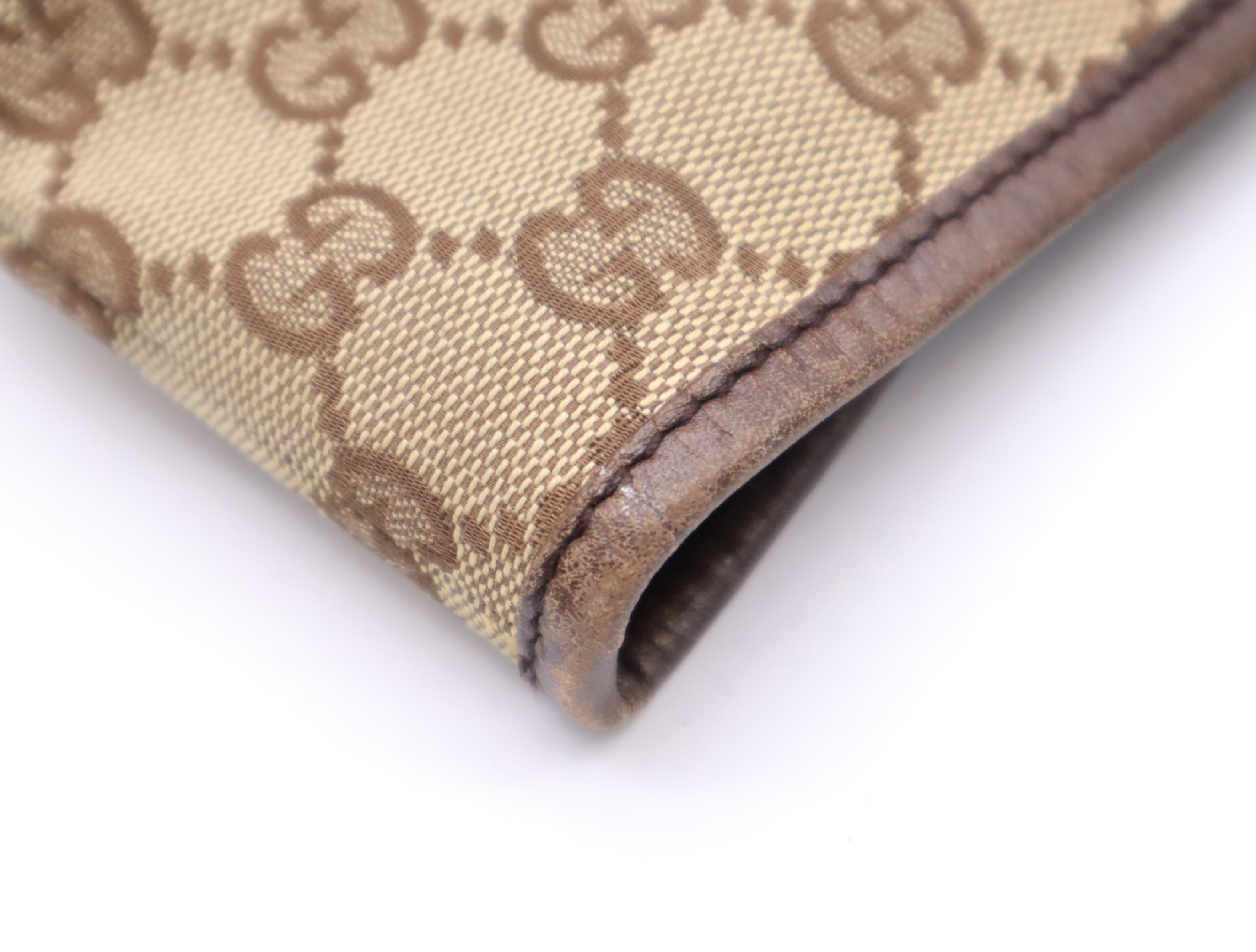 137396 GG Canvas Tote Bag, Sherry Line, Beige/Brown, with Charm, 467891 Tote Bag — view 8