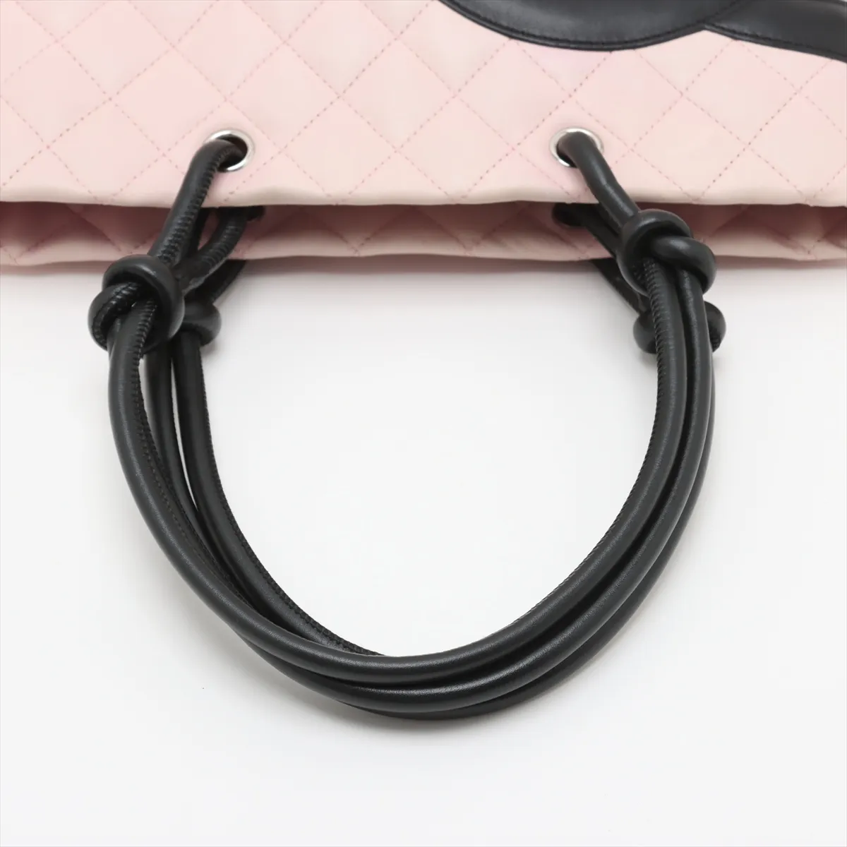 Cambon Line Lambskin Tote Bag Pink Silver Hardware 9669942 No. 9 — view 5