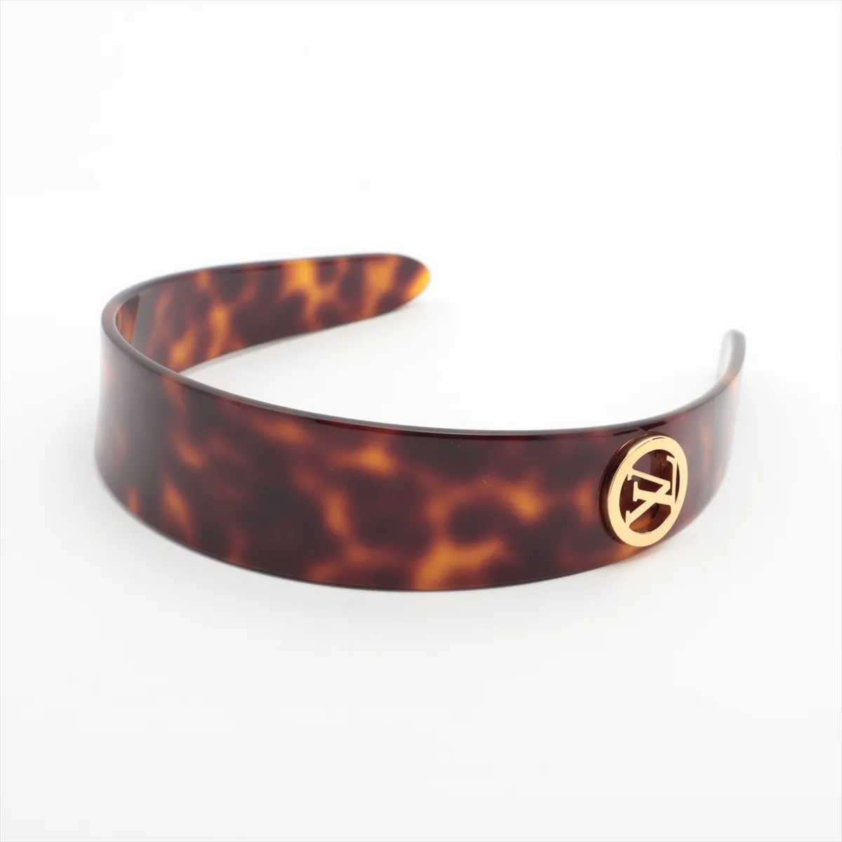 M02980 Headband LV Circle OB2285 Headband Acetate Brown