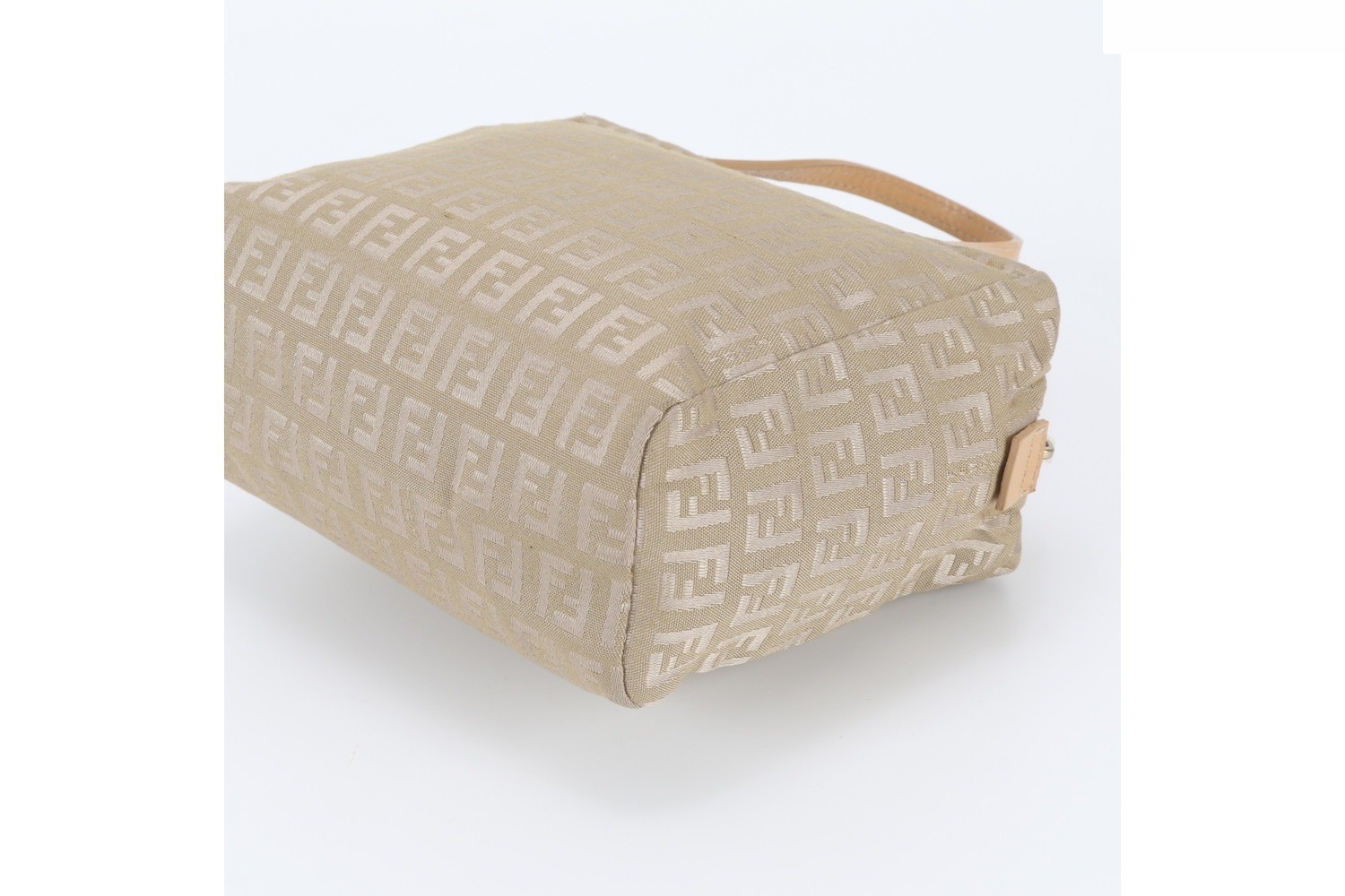 Zucchino FF Canvas Leather Handbag — view 4