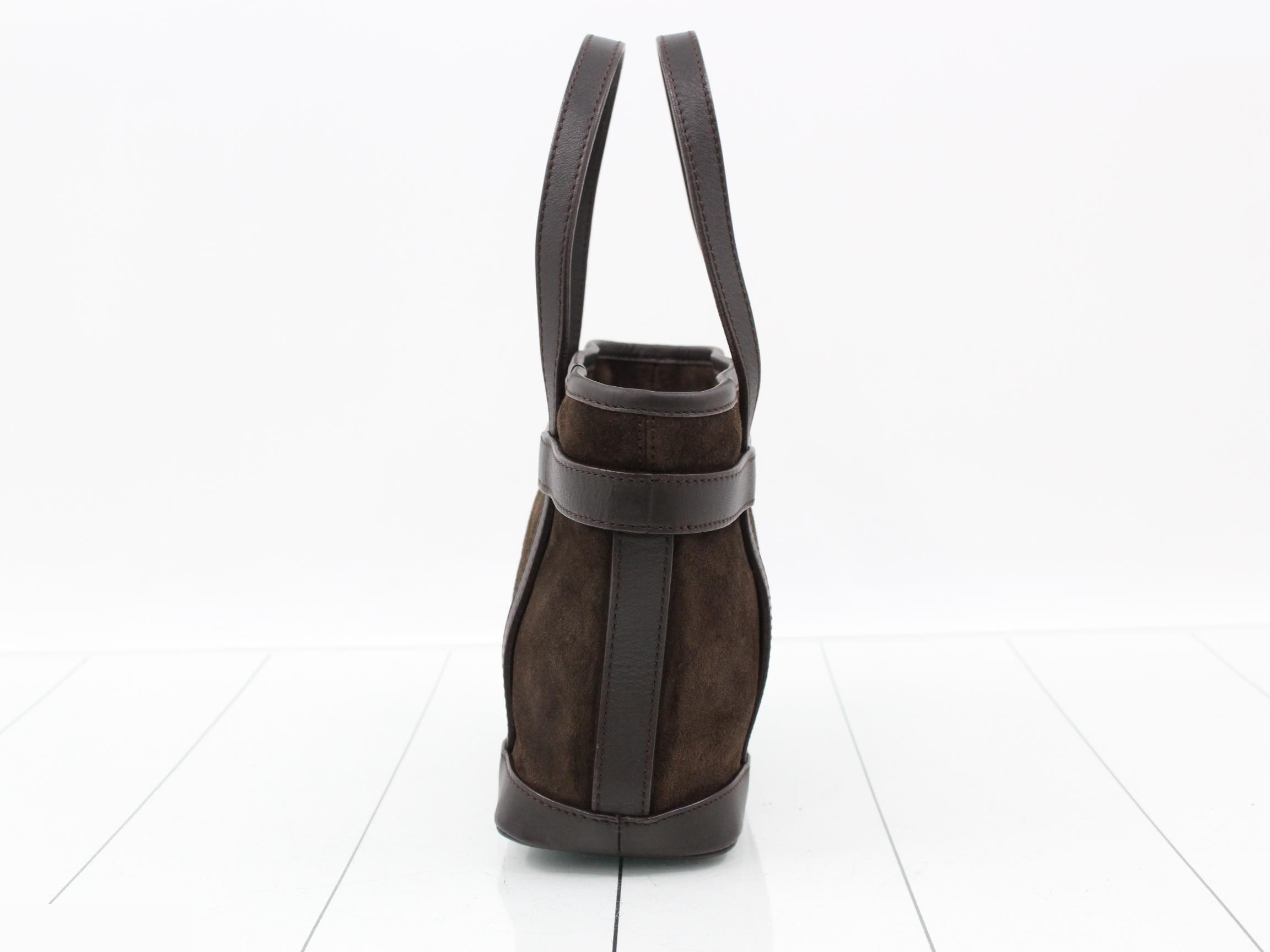 Anagram Suede Brown Handbag 305 — view 3