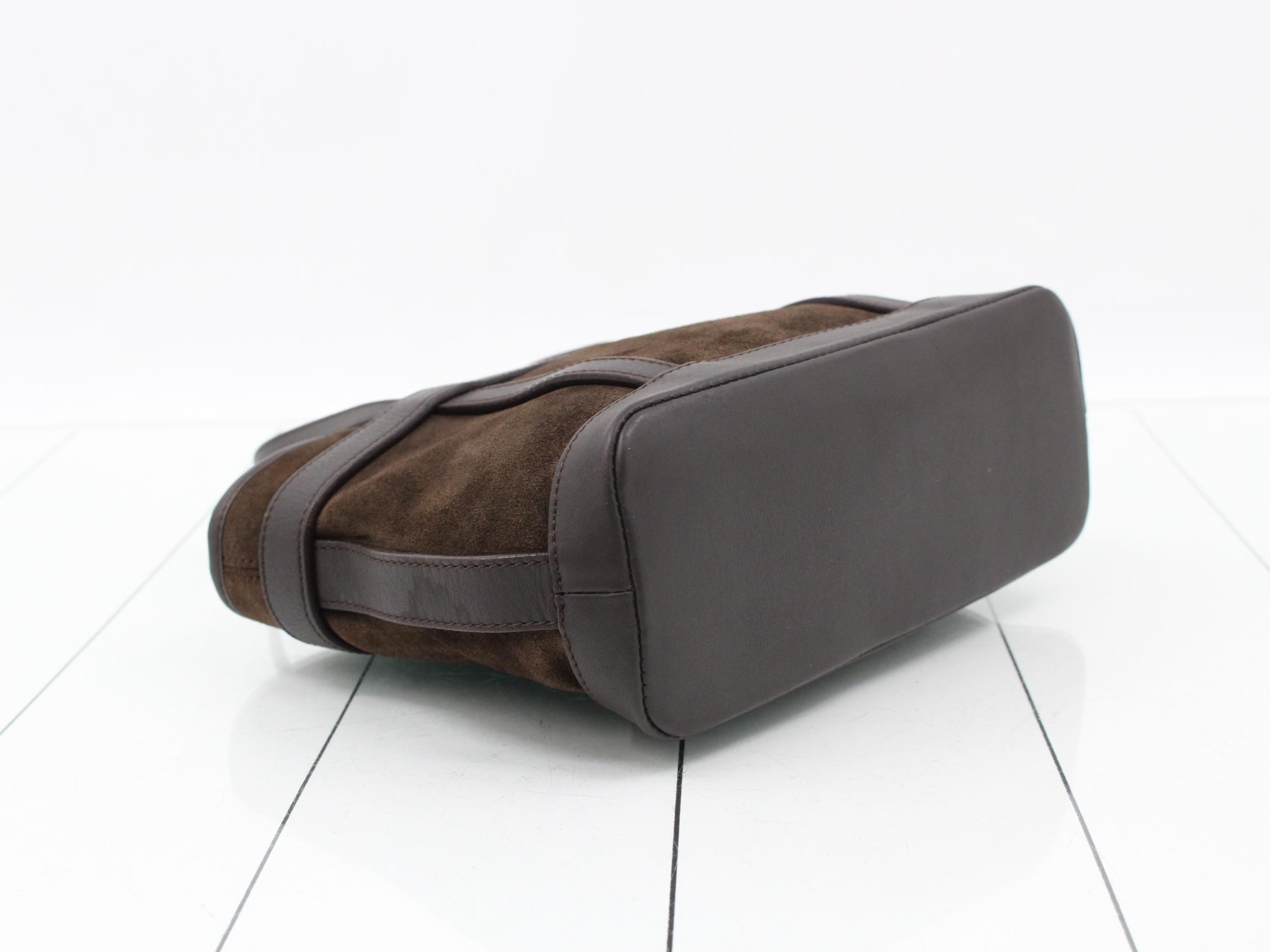 Anagram Suede Brown Handbag 305 — view 5