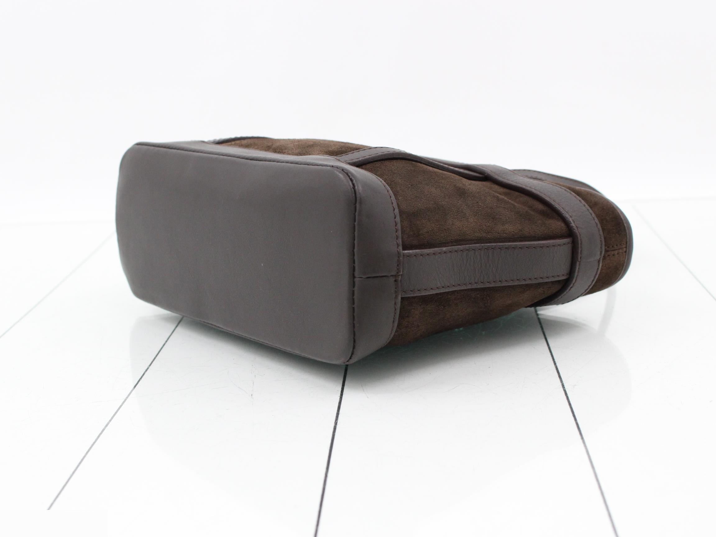 Anagram Suede Brown Handbag 305 — view 6
