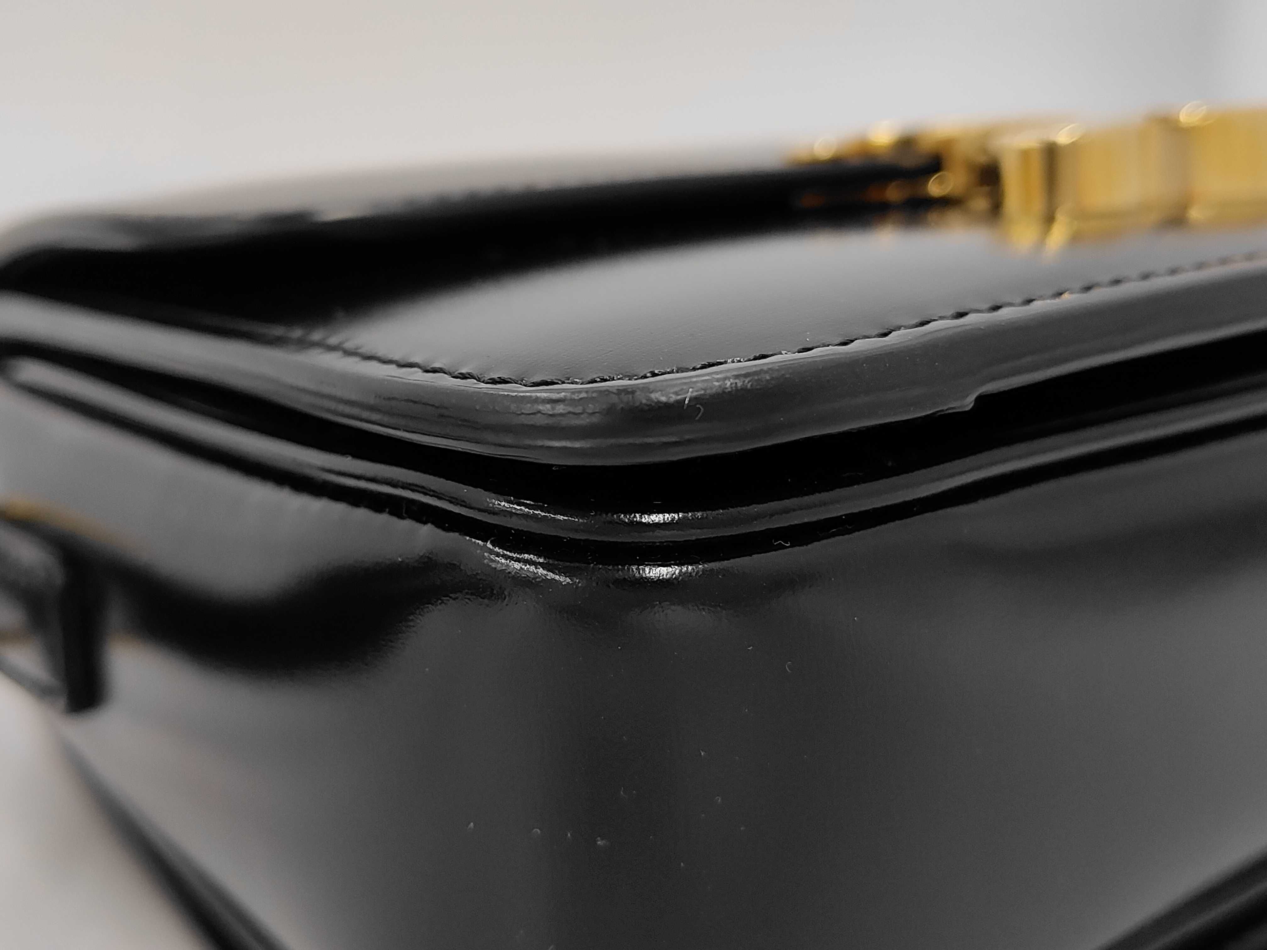 unused, stored item. Official website retail price: ¥583,000. Model number: 188423BF4.38NO. Teen Triomphe bag / Shiny calfskin shoulder bag. — view 6