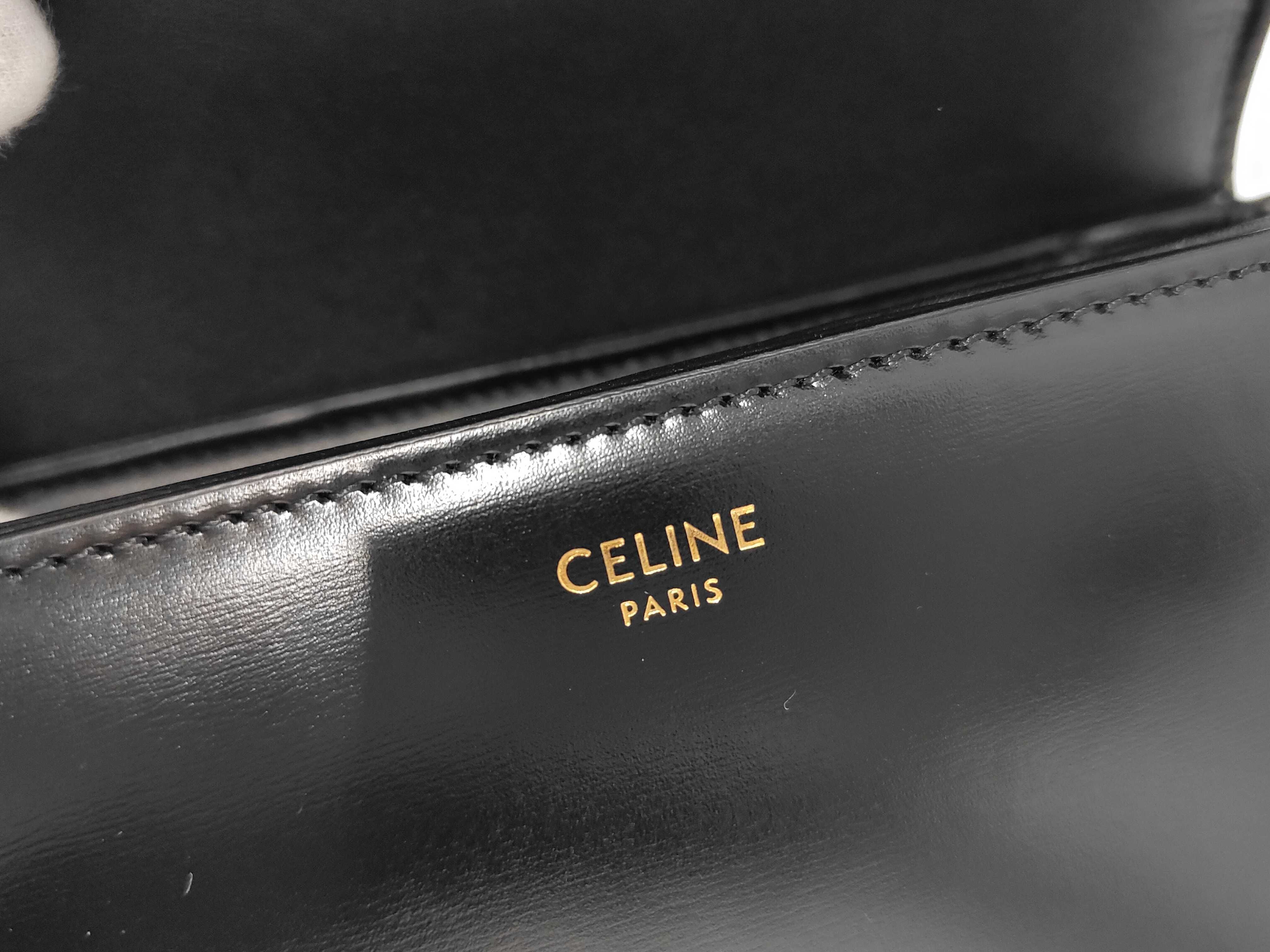 unused, stored item. Official website retail price: ¥583,000. Model number: 188423BF4.38NO. Teen Triomphe bag / Shiny calfskin shoulder bag. — view 9