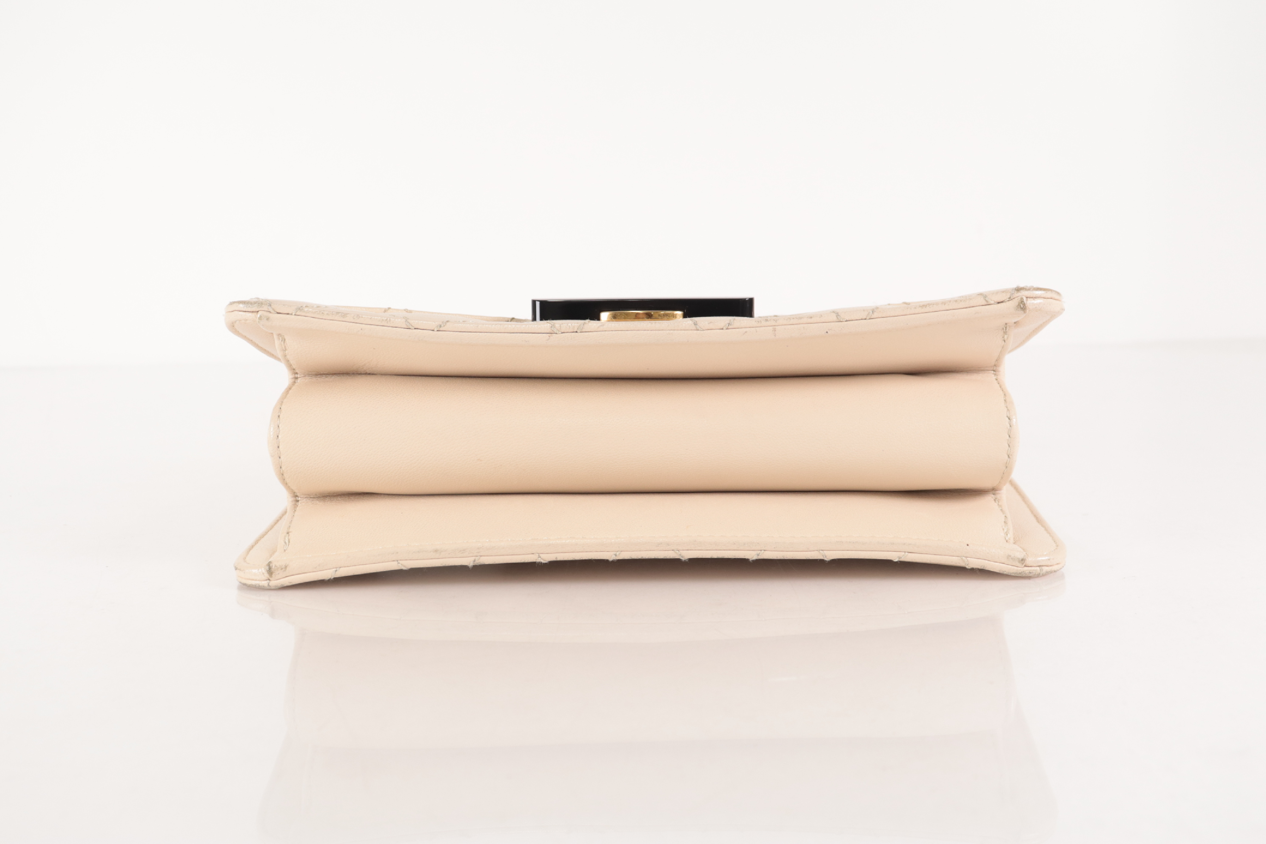Matelassé Lambskin Beauty Lock Chain Shoulder Bag (Serial Number 22) — view 7