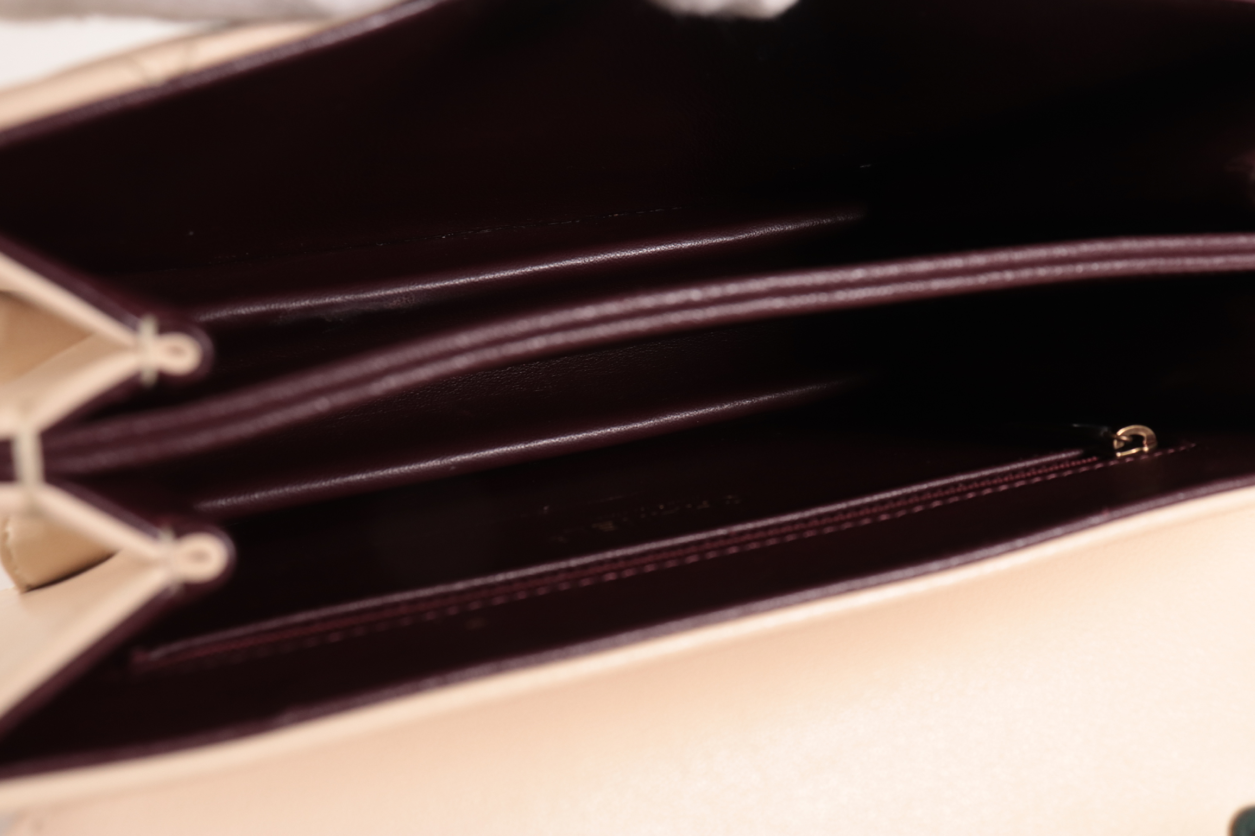 Matelassé Lambskin Beauty Lock Chain Shoulder Bag (Serial Number 22) — view 9