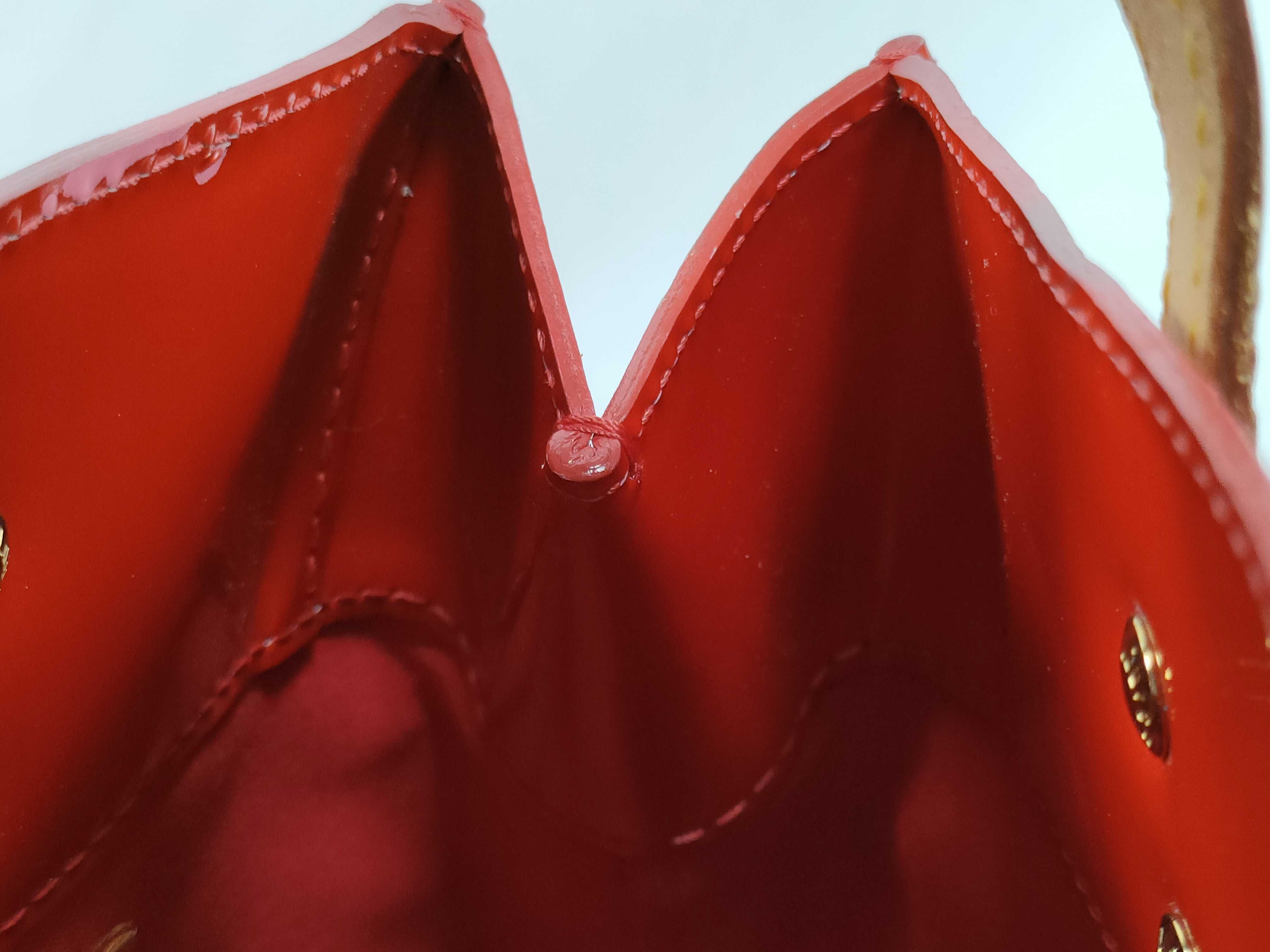 Vernis Lead PM / Vernis / Pomme d'Amour / M91990 / TH0025 Handbag — view 11