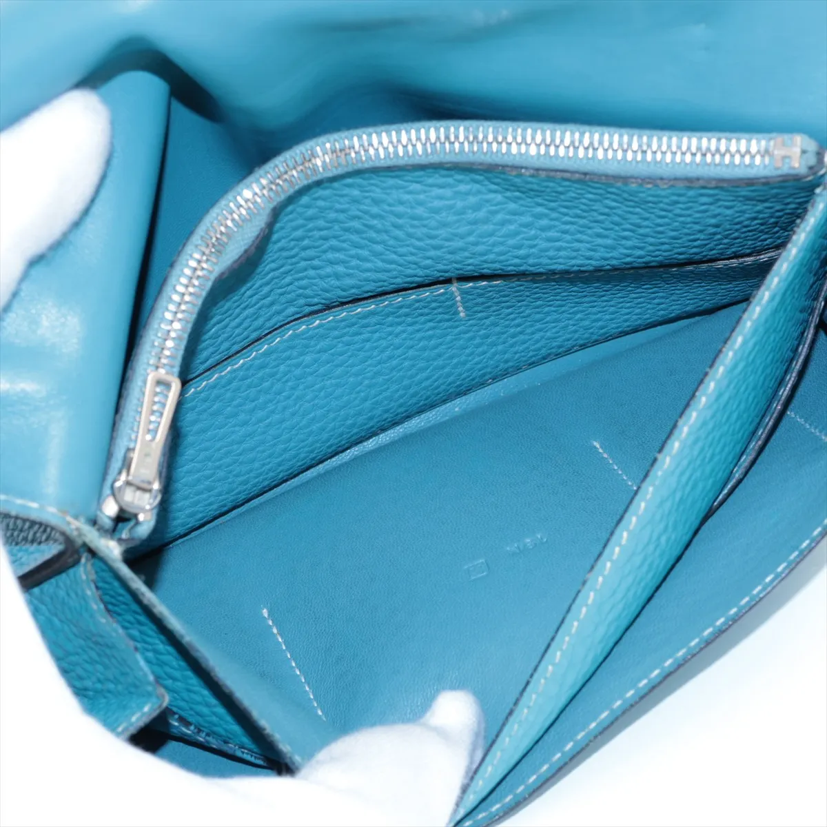 Dogon GM Togo Long Wallet Blue Silver Hardware K:2007 — view 6