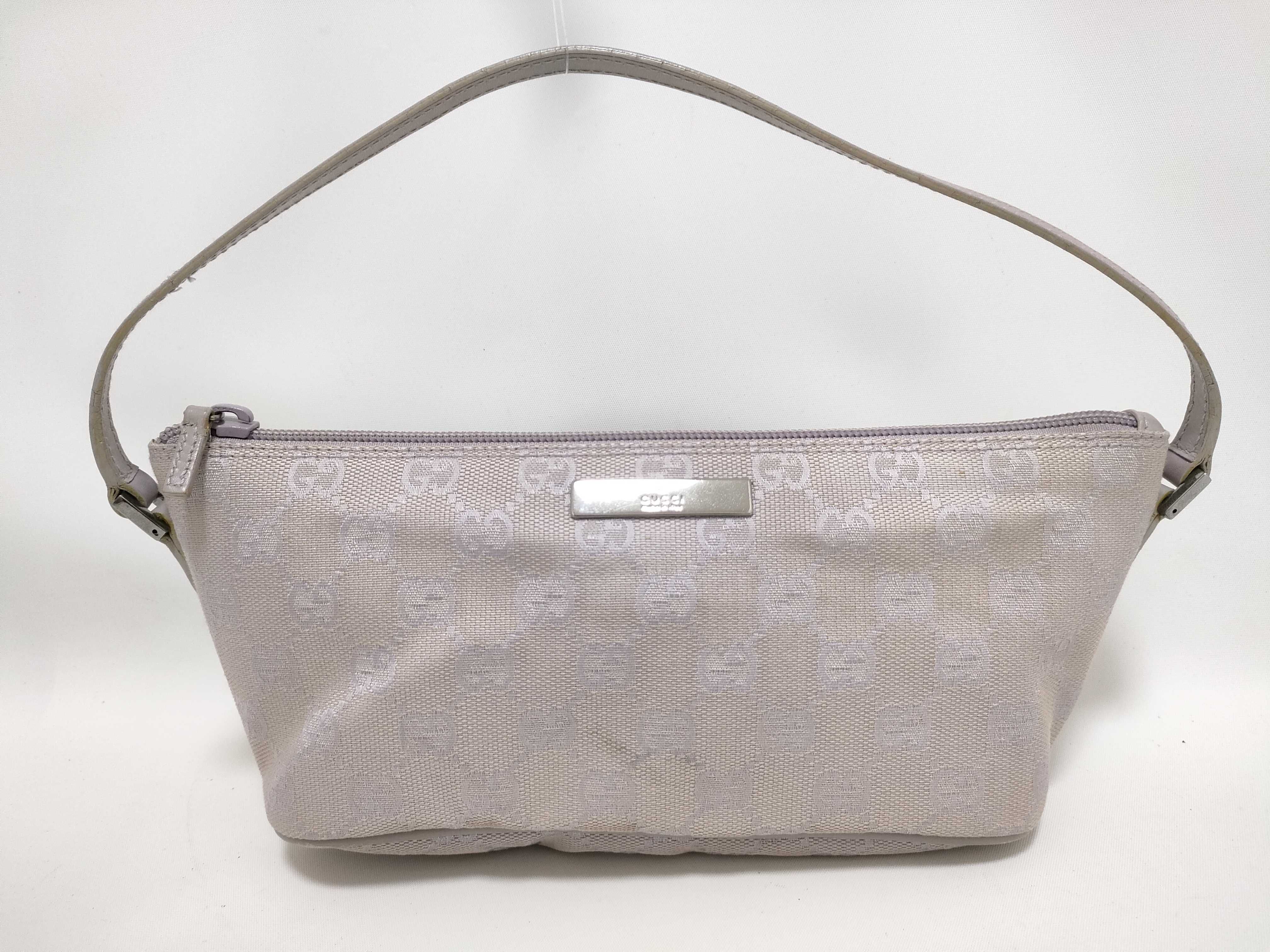 GG Canvas Accessory Pouch Handbag (07198 Purple)