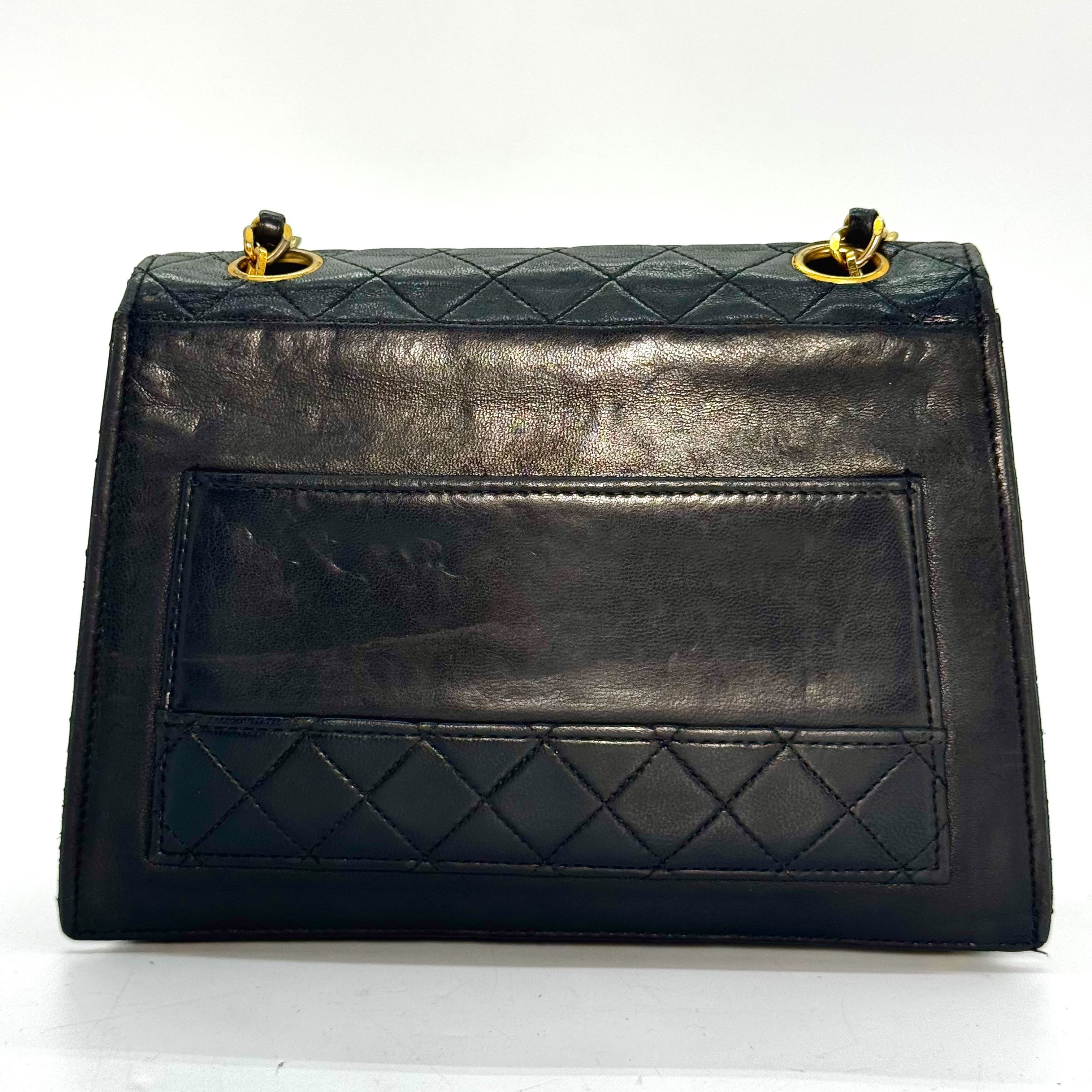 Mini Matelassé Lambskin Trapezoid Chain Turnlock Shoulder Bag 1593550 Shoulder Bag — view 2