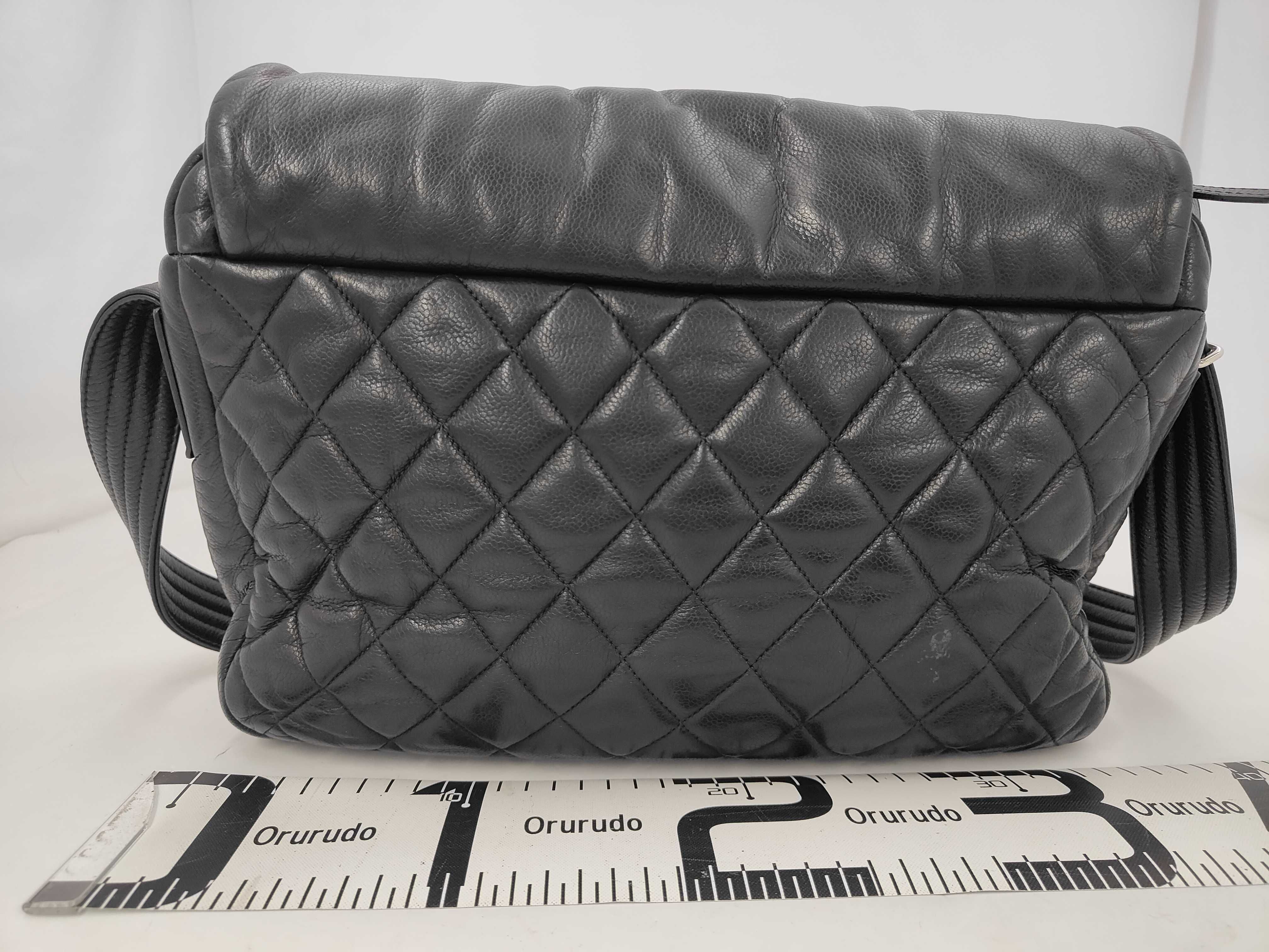 Coco Cocoon Caviar Skin Black Shoulder Bag — view 2