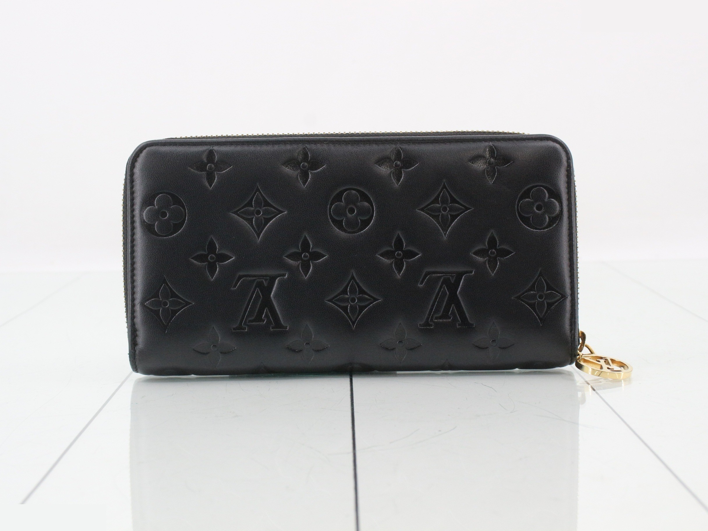 LV Monogram Embossed Zippy Wallet — view 2