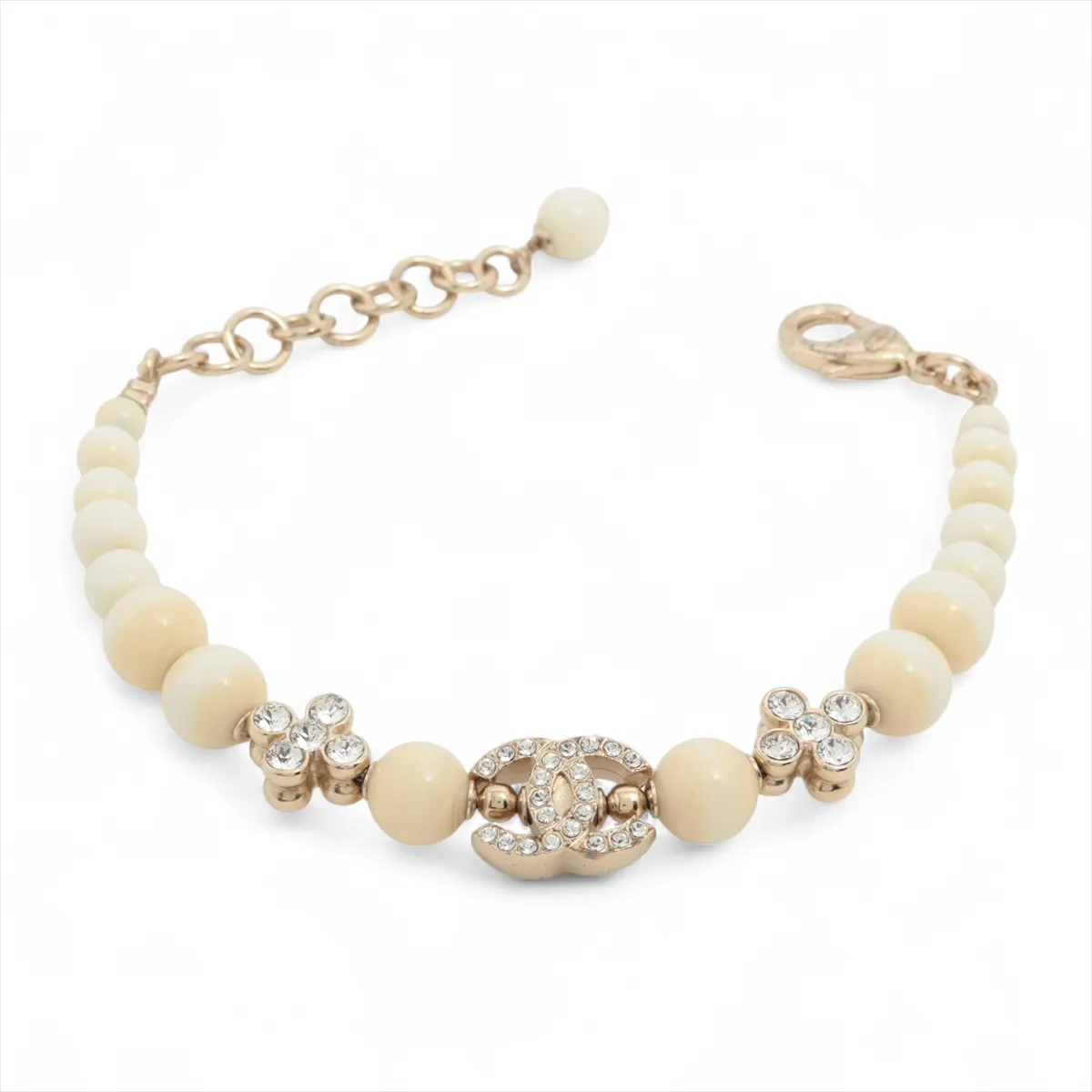Cocomark C23A Bracelet GP x Resin x Rhinestone Gold