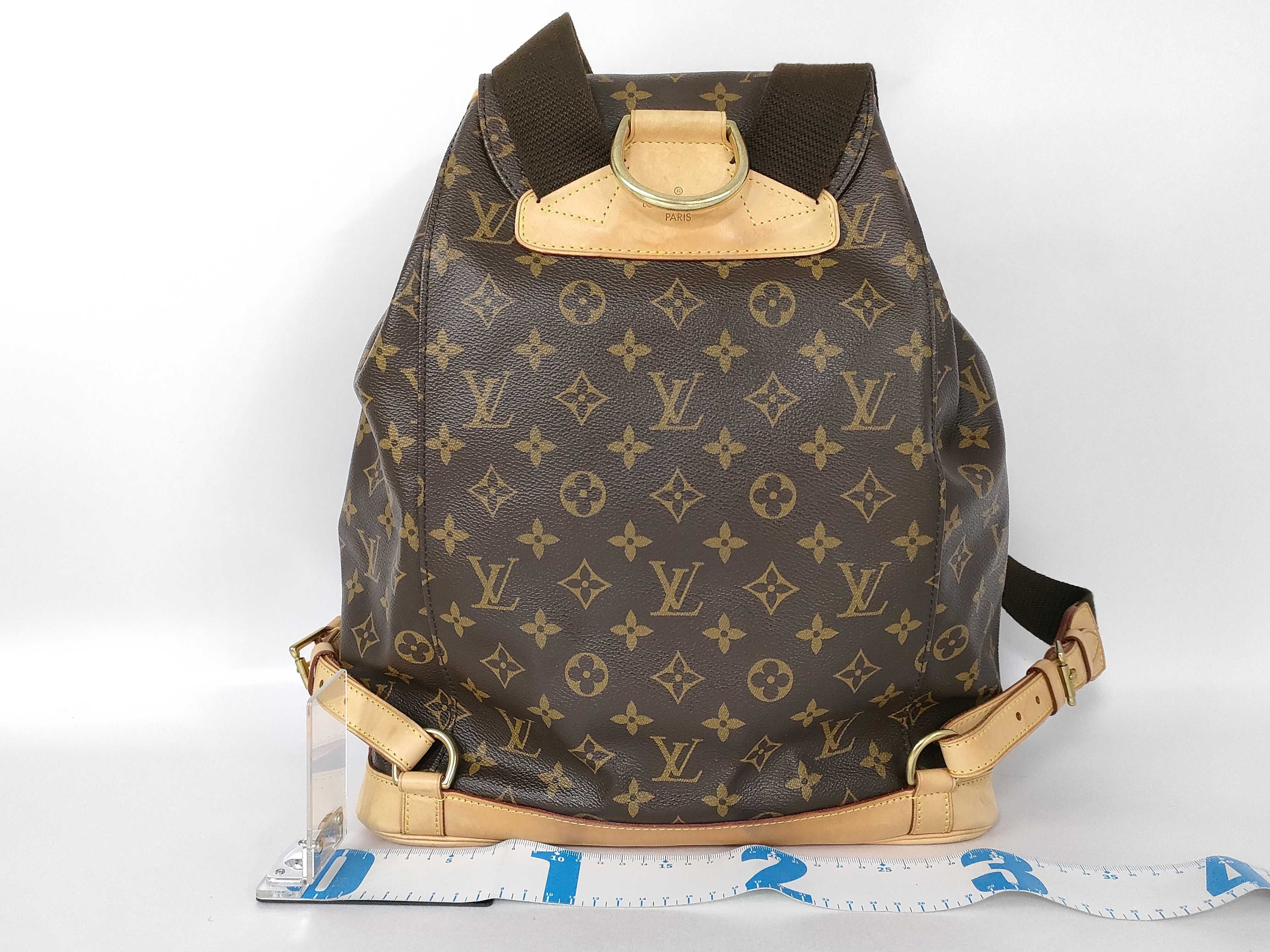 Monogram Louis Vuitton Backpack Montsouris GM Monogram Bag Backpack — view 2