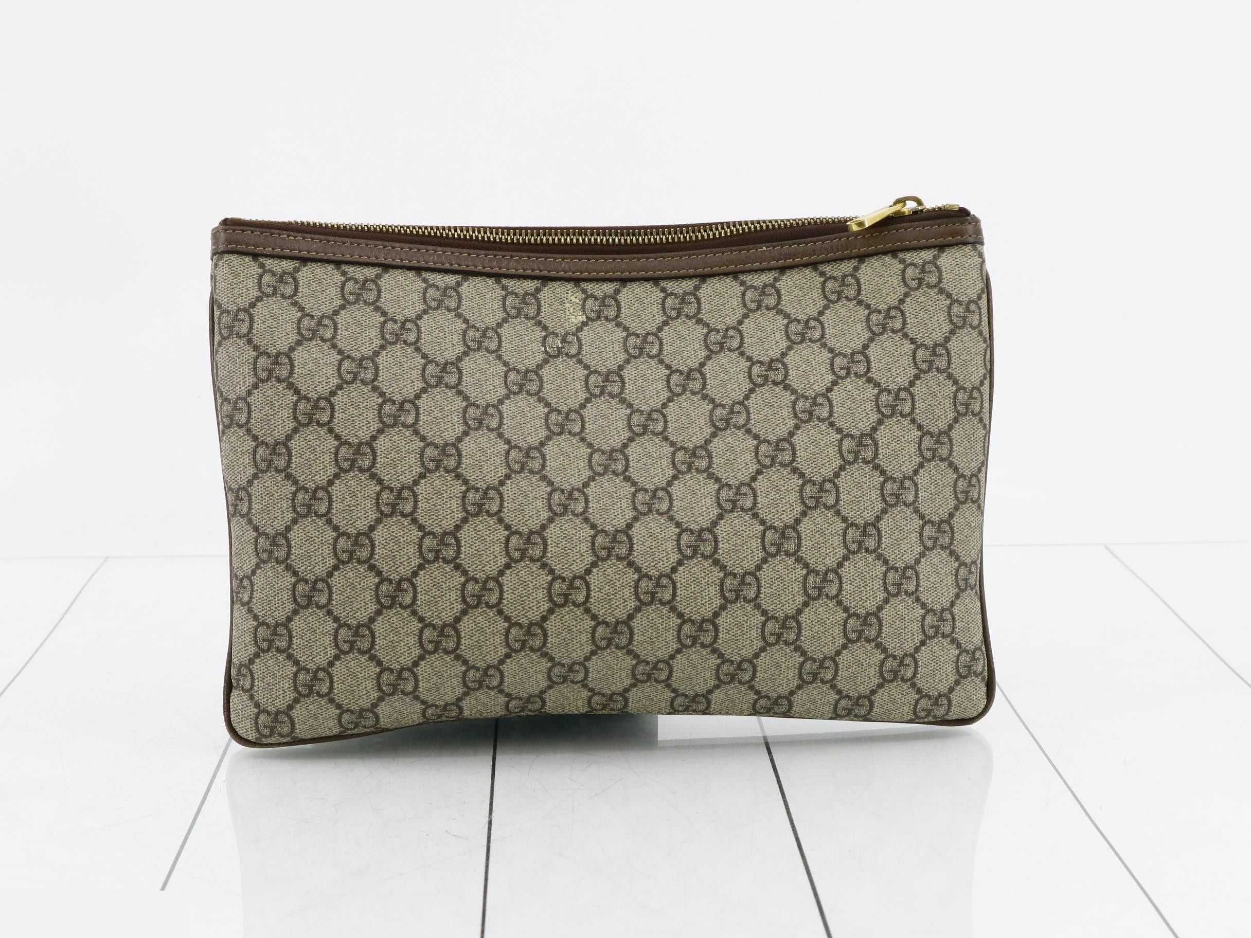 GG Supreme Sherry Line Clutch Bag — view 2