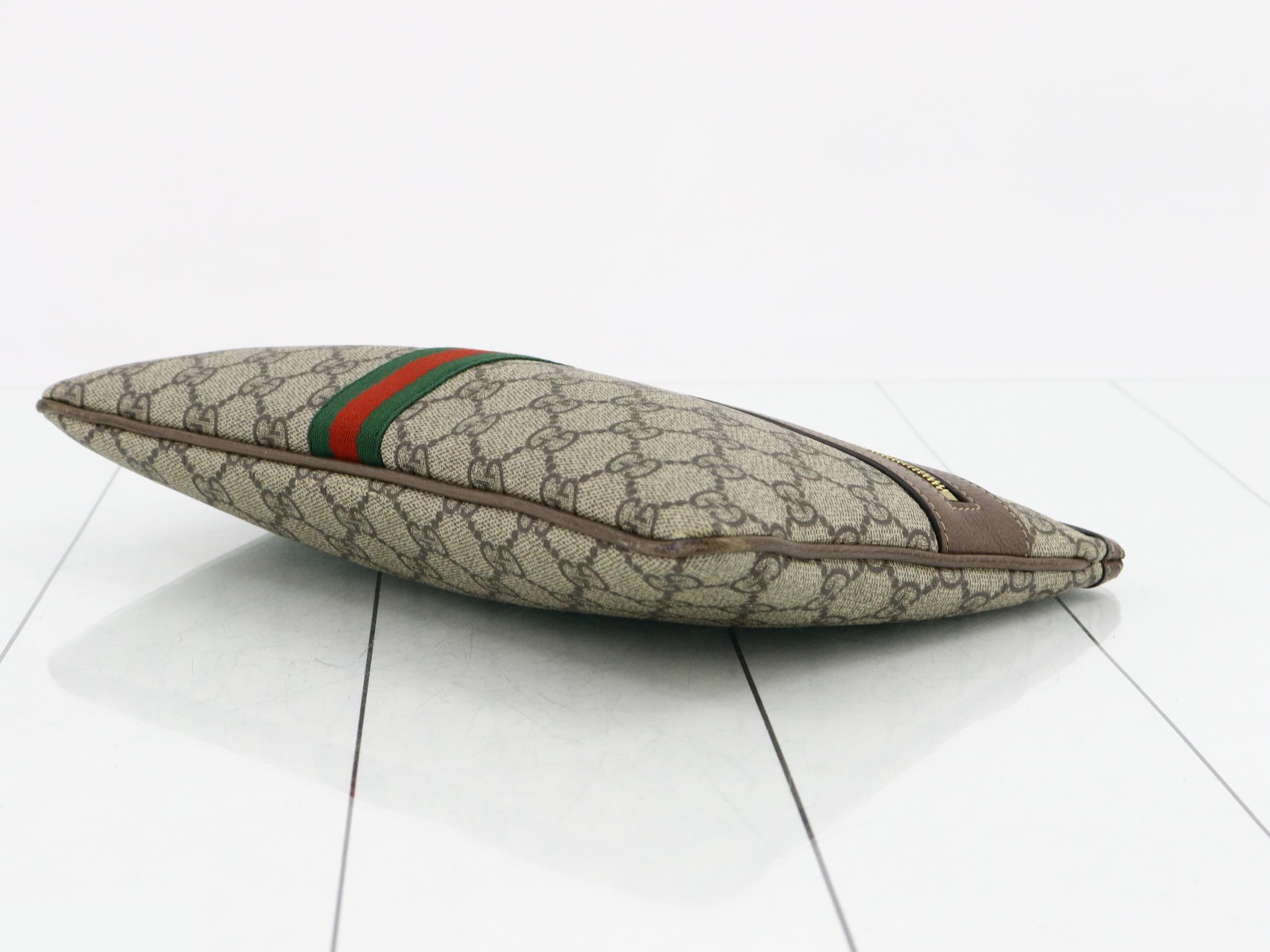 GG Supreme Sherry Line Clutch Bag — view 6