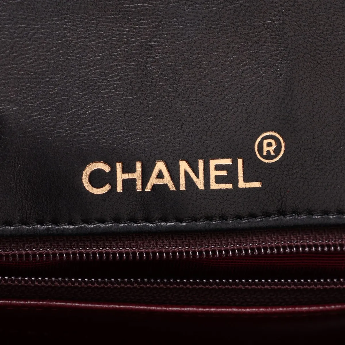 Matelassé Lambskin Single Flap Single Chain Bag, Black with Gold Hardware, Item No. 1189314 (Serial Number 1) — view 9