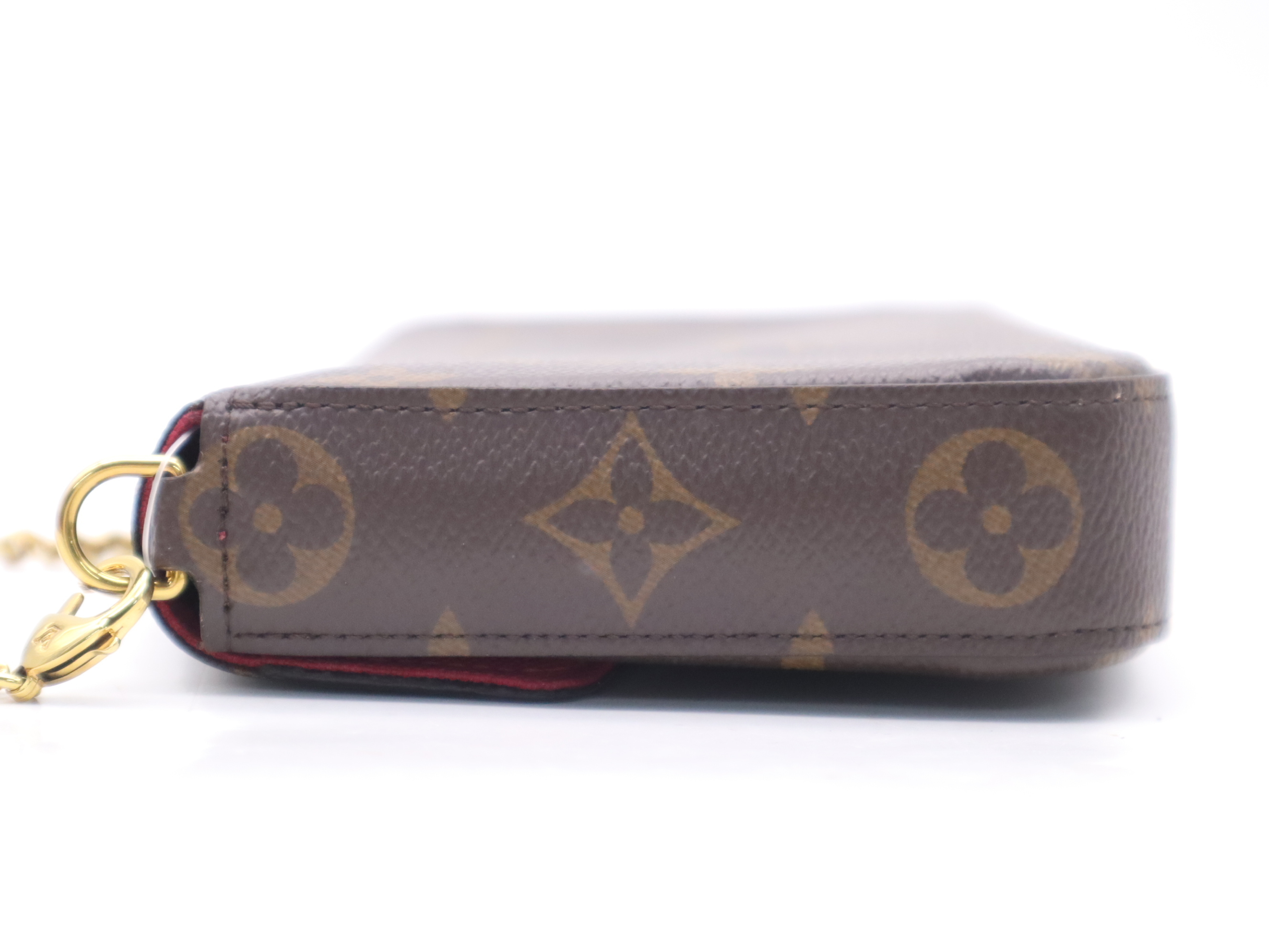 M61276 Monogram Pochette Felicie Fuchsia Shoulder Bag with Dust Bag, RFID Tested. — view 3