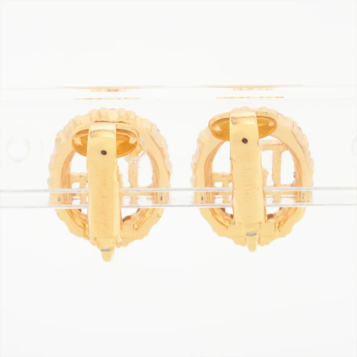 Logo Necklace GP x Rhinestone Gold — view 8