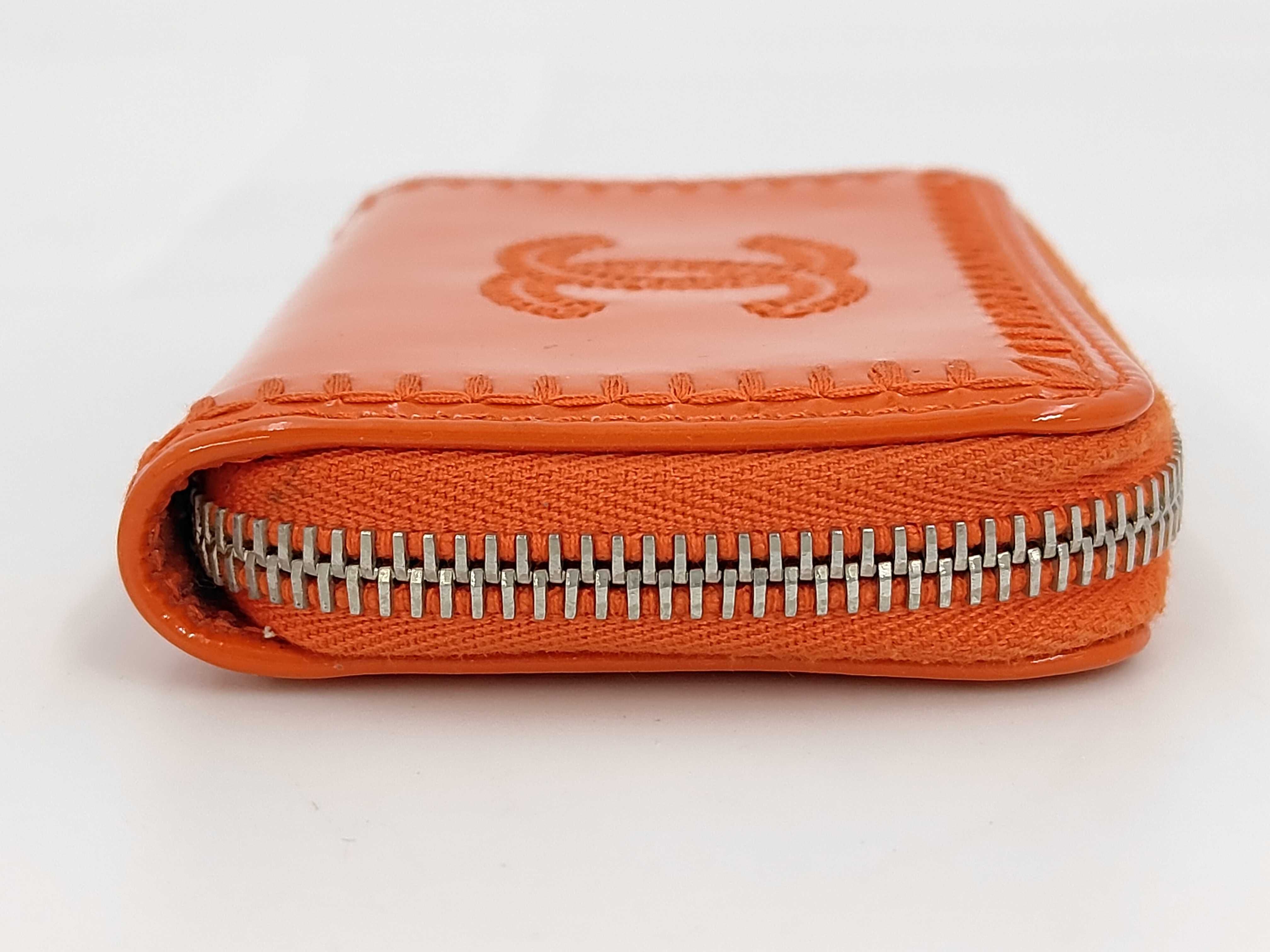 Coco Mark Patent Leather Coin Case — view 5